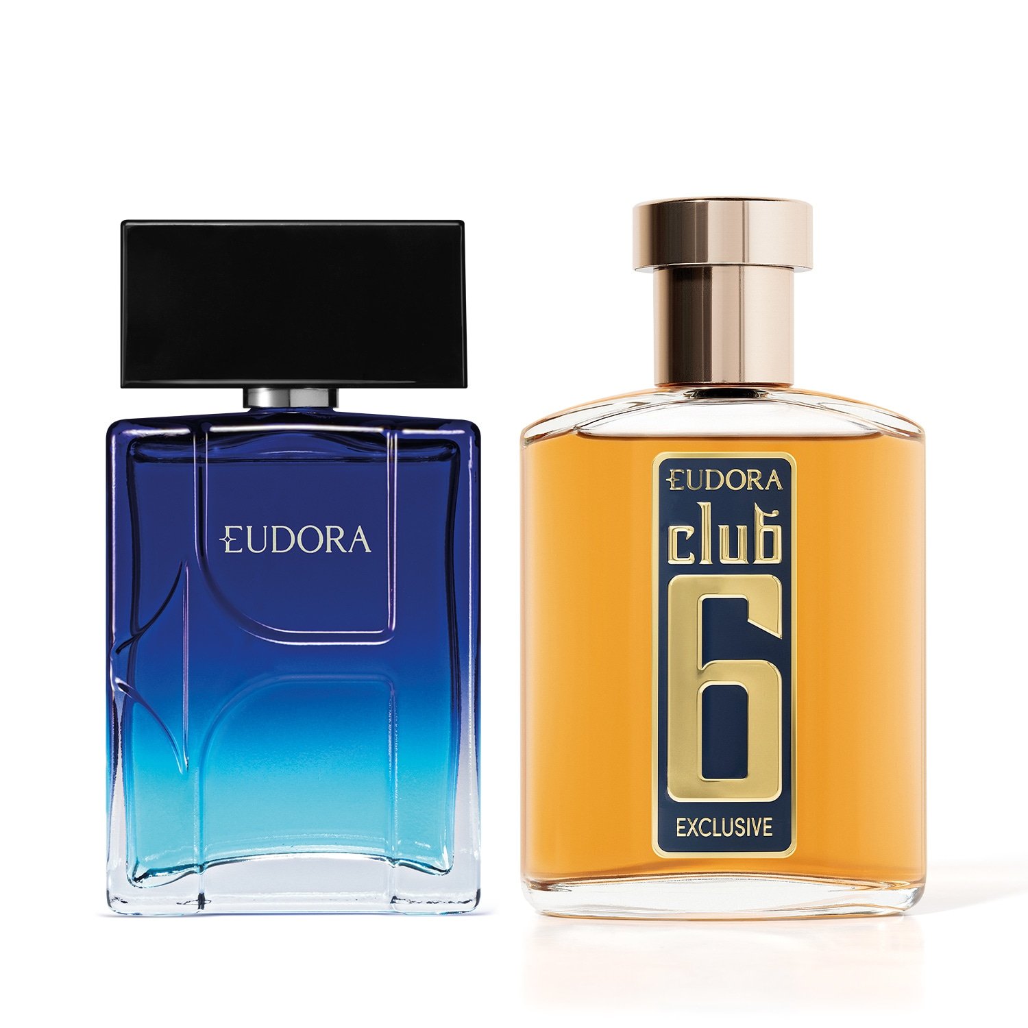 Combo Desodorante Colônia: Eudora H Flow Desodorante Colônia 100ml + Club 6 Exclusive Desodorante Colônia 95ml ÚNICO 1