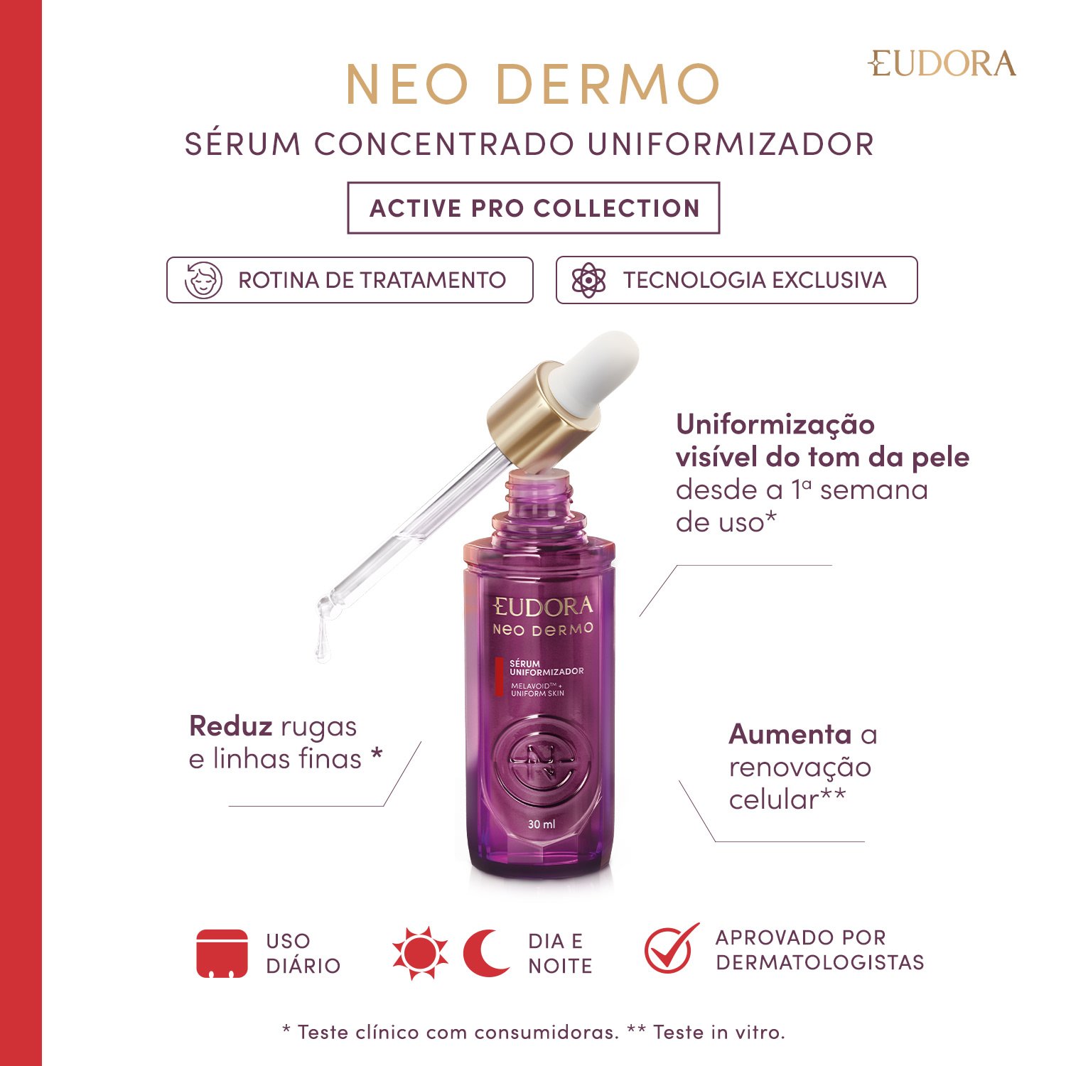 Eudora Neo Dermo Sérum Uniformizador 30ml 30ml 5