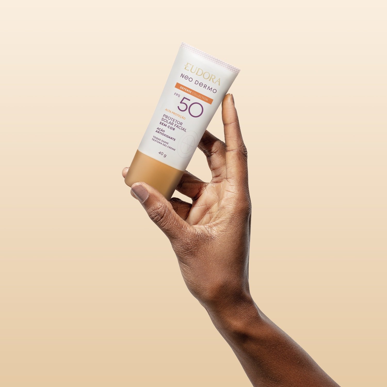 Eudora Neo Dermo Protetor Solar Facial Sem Cor FPS 50 40ml ÚNICO 5