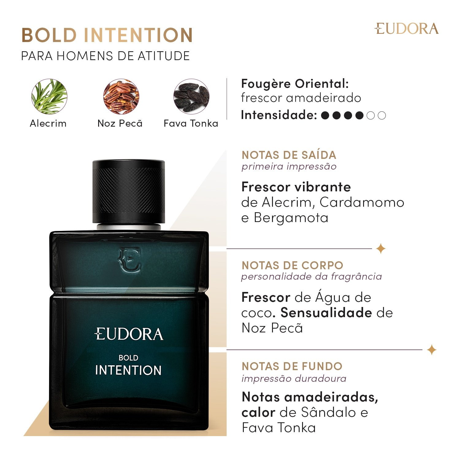 Eudora Bold Intention Desodorante Colônia 100ml 100ml 2