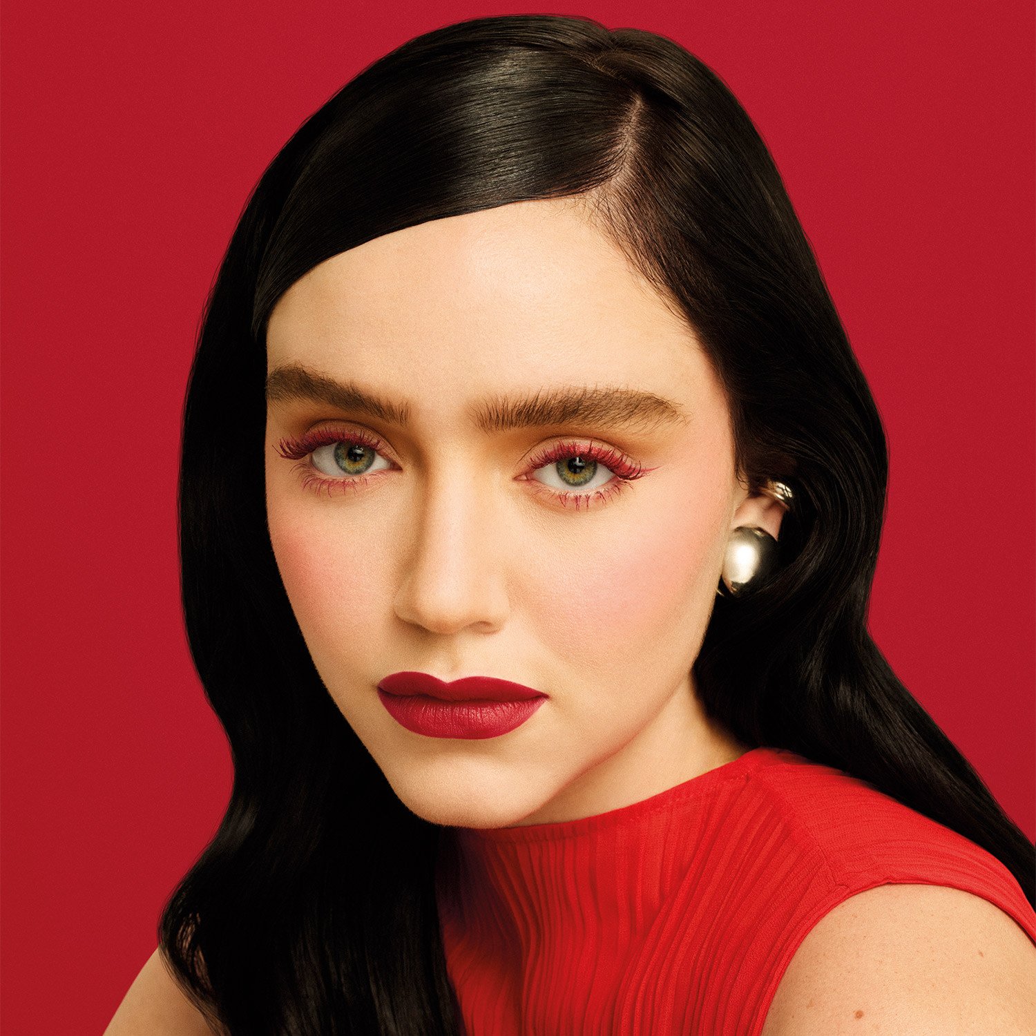 Lápis Multifuncional Vermelho Kiss Me Cherry 3 em 1 1,2g 1,2g 4