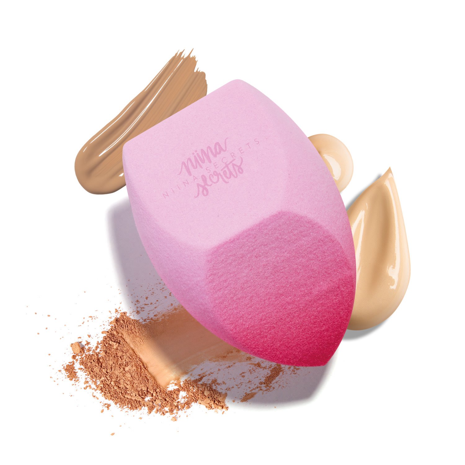Eudora Niina Secrets Esponja para Maquiagem Pink Blend ÚNICO 4