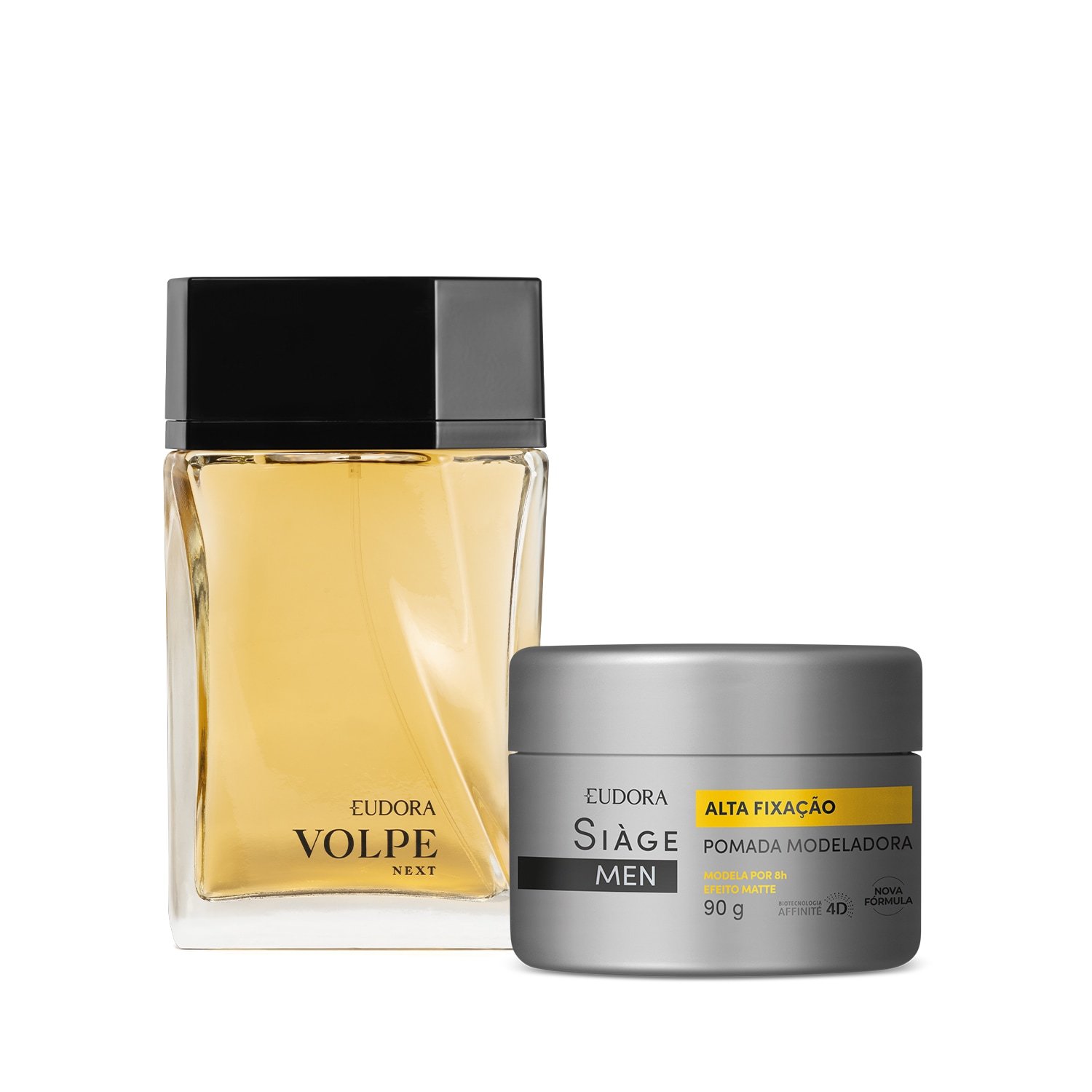 Combo Men: Volpe Next Desodorante Colônia 100ml + Pomada Modeladora Siàge 90g ÚNICO 1