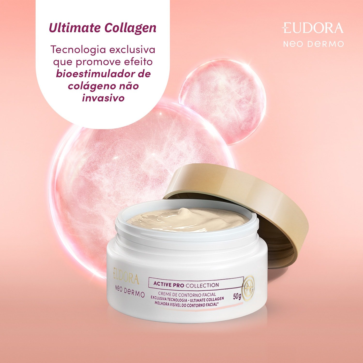 Eudora Neo Dermo Creme Contorno Facial 50g 50g 3