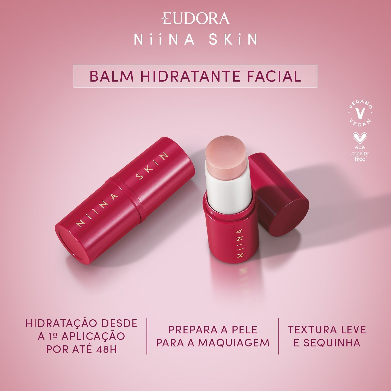 Eudora Niina Secrets Balm Hidratante Facial 15g 15g 2