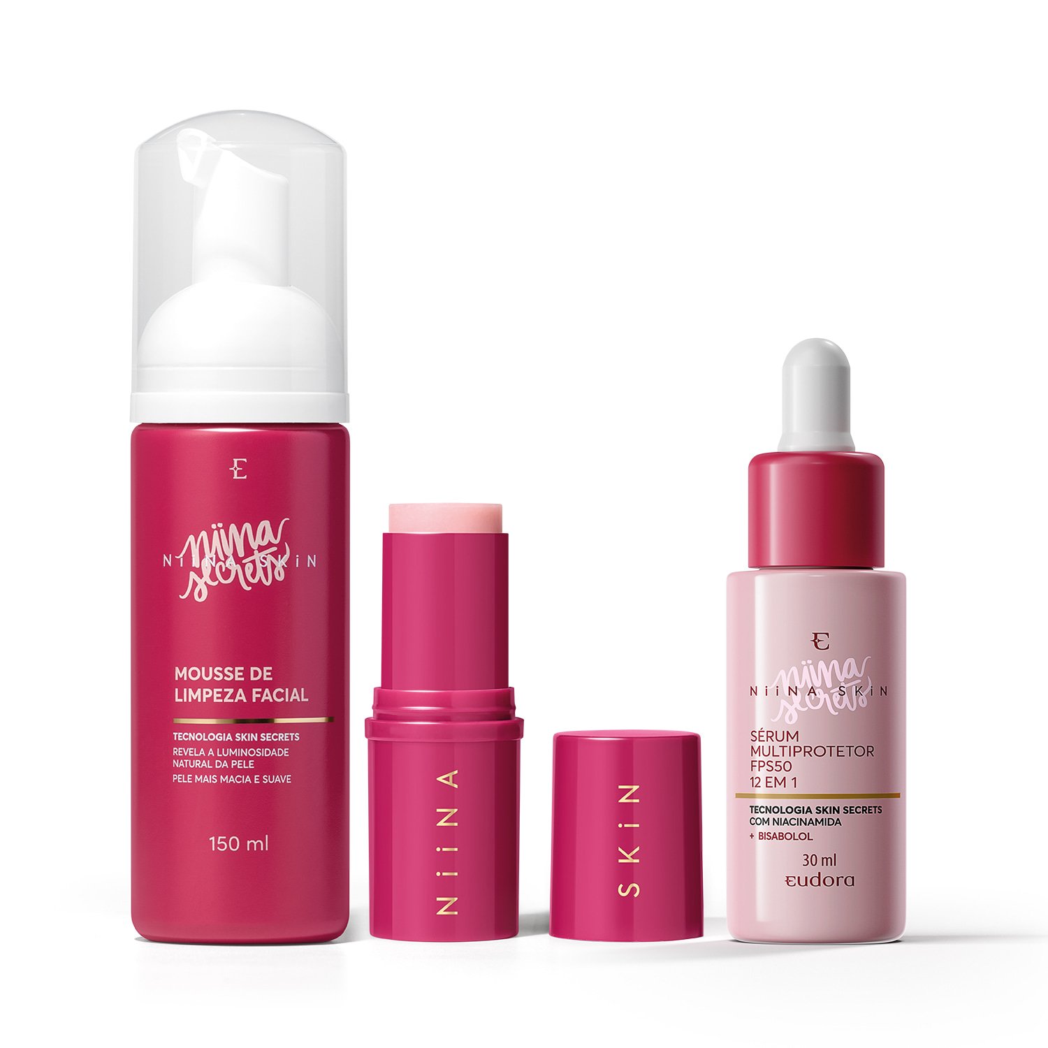 Combo Niina Secrets Skin Antioxidante: Sérum Facial 30ml + Tônico