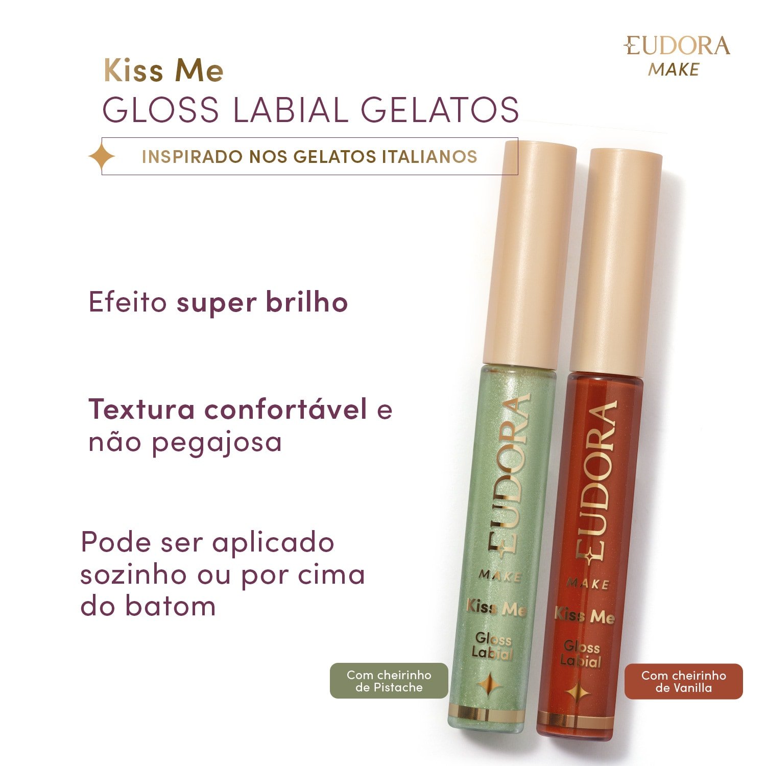 Eudora Kiss Me Gloss Labial Pistacchio 7ml Incolor 2