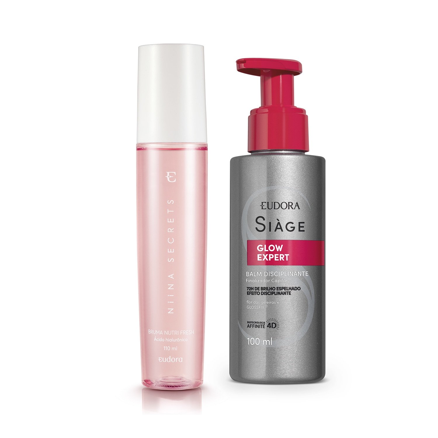 Combo Niina e Siàge: Bruma Nutri Fresh 110ml + Balm Disciplinante Siàge Glow Expert  100ml ÚNICO 1