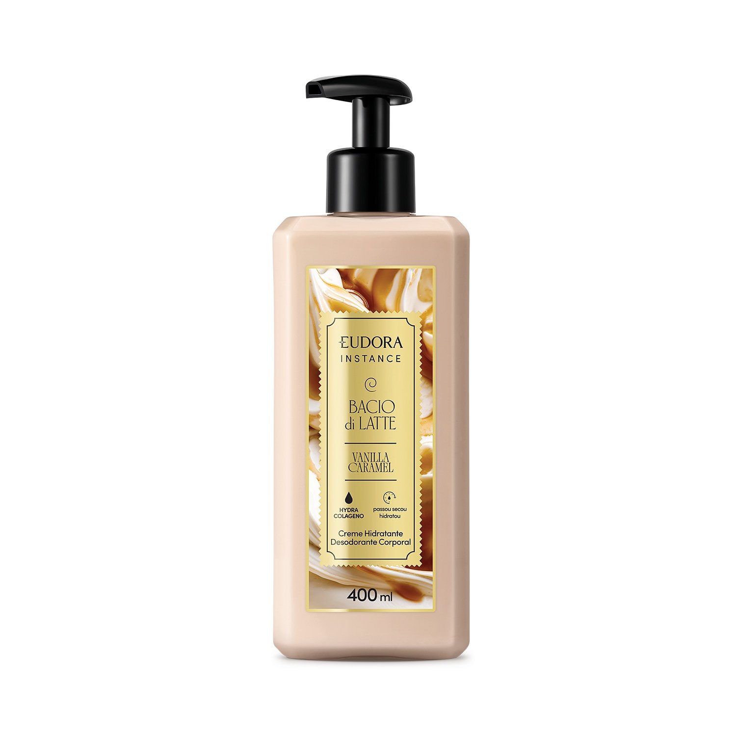 Eudora Instance Creme Hidratante Vanilla Caramel 400ml