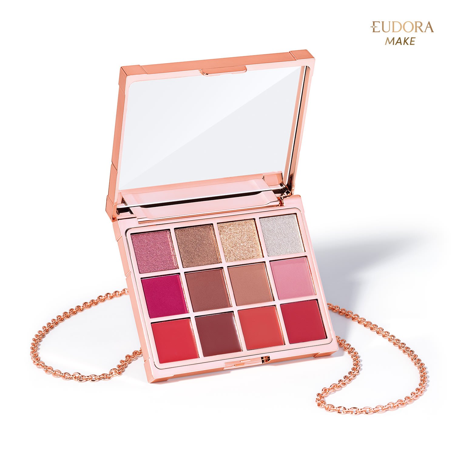 Eudora Make Paleta Multifuncional Clutch Metals Rosé 10g 10g 1