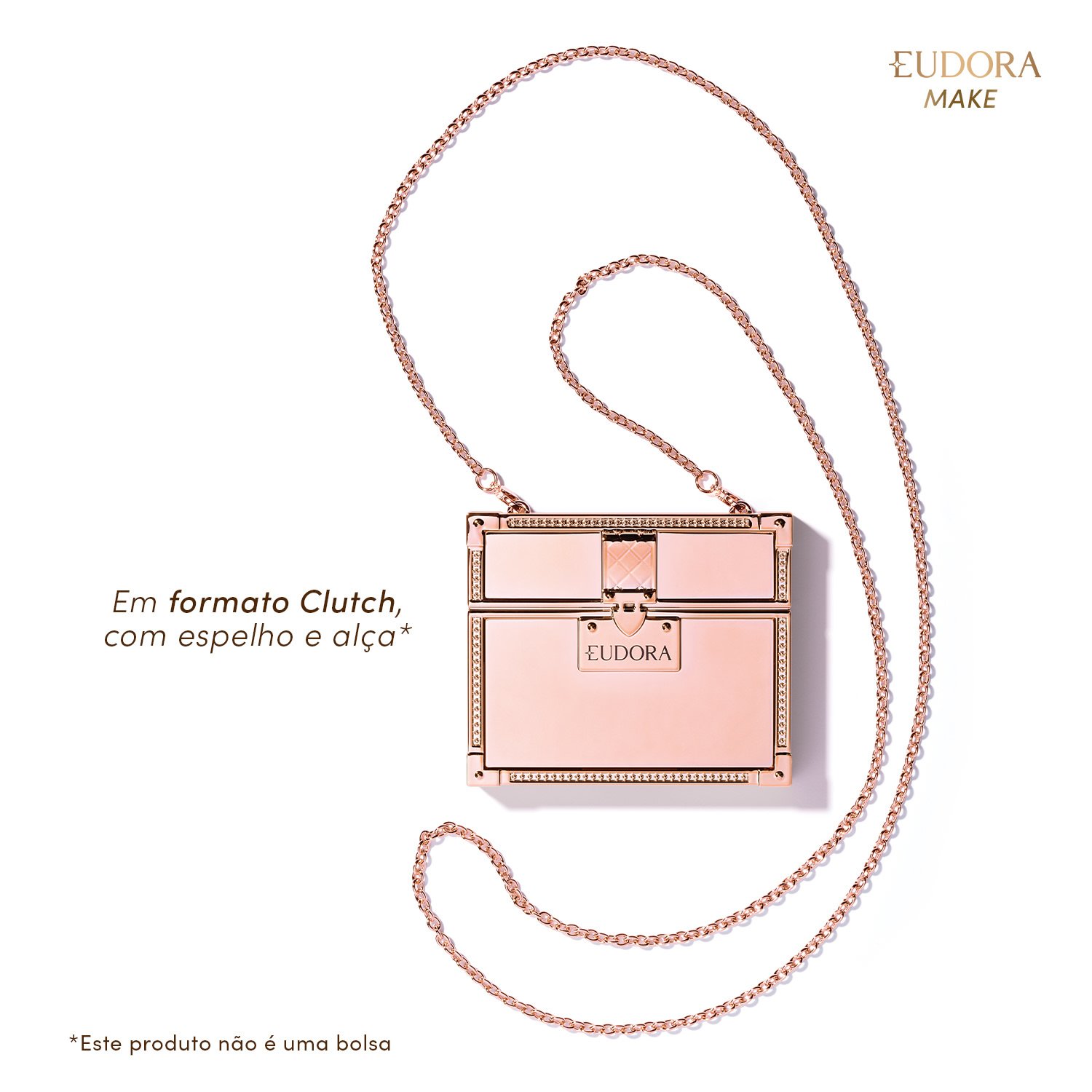 Eudora Make Paleta Multifuncional Clutch Metals Rosé 10g 10g 4
