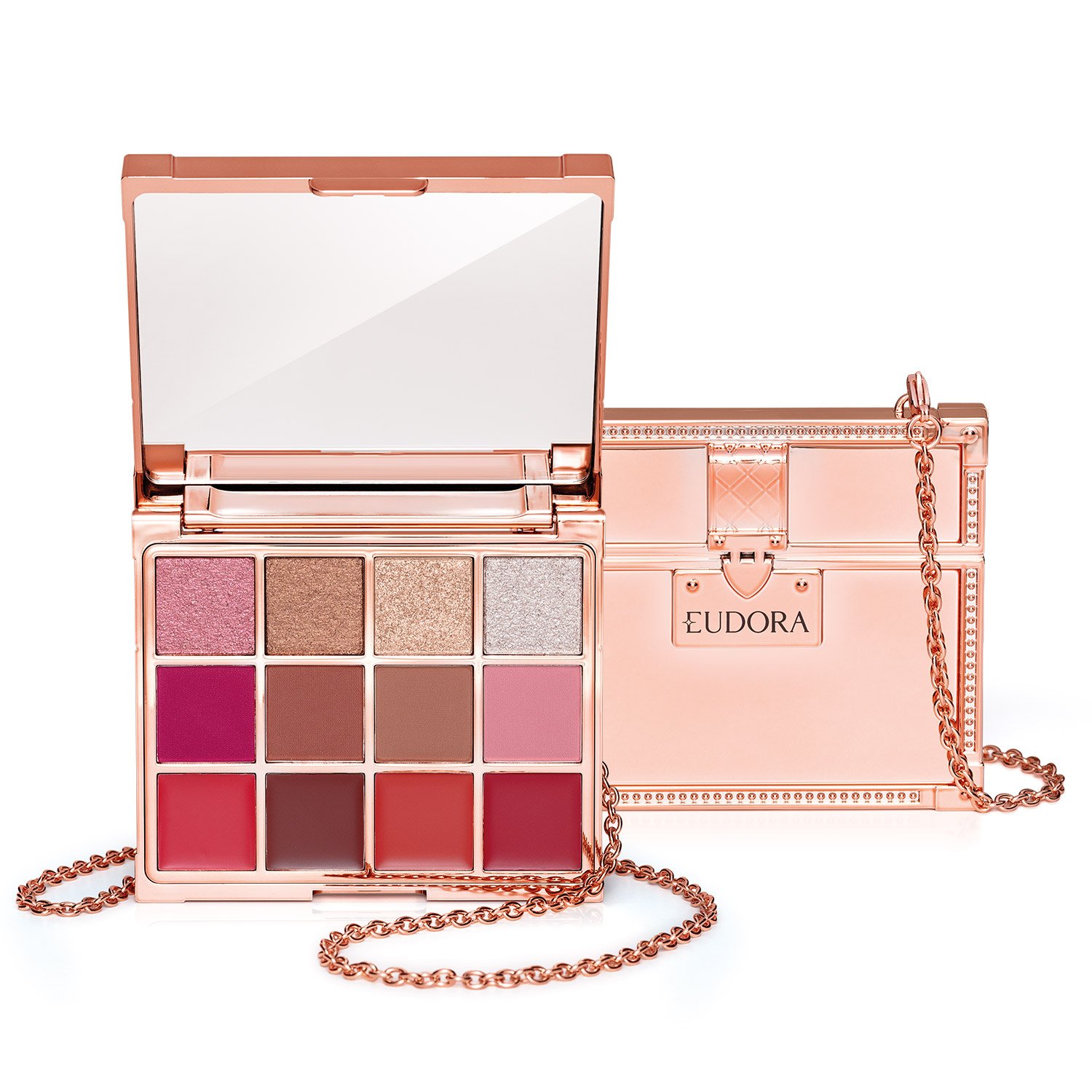 Eudora Make Paleta Multifuncional Clutch Metals Rosé 10g 10g 6
