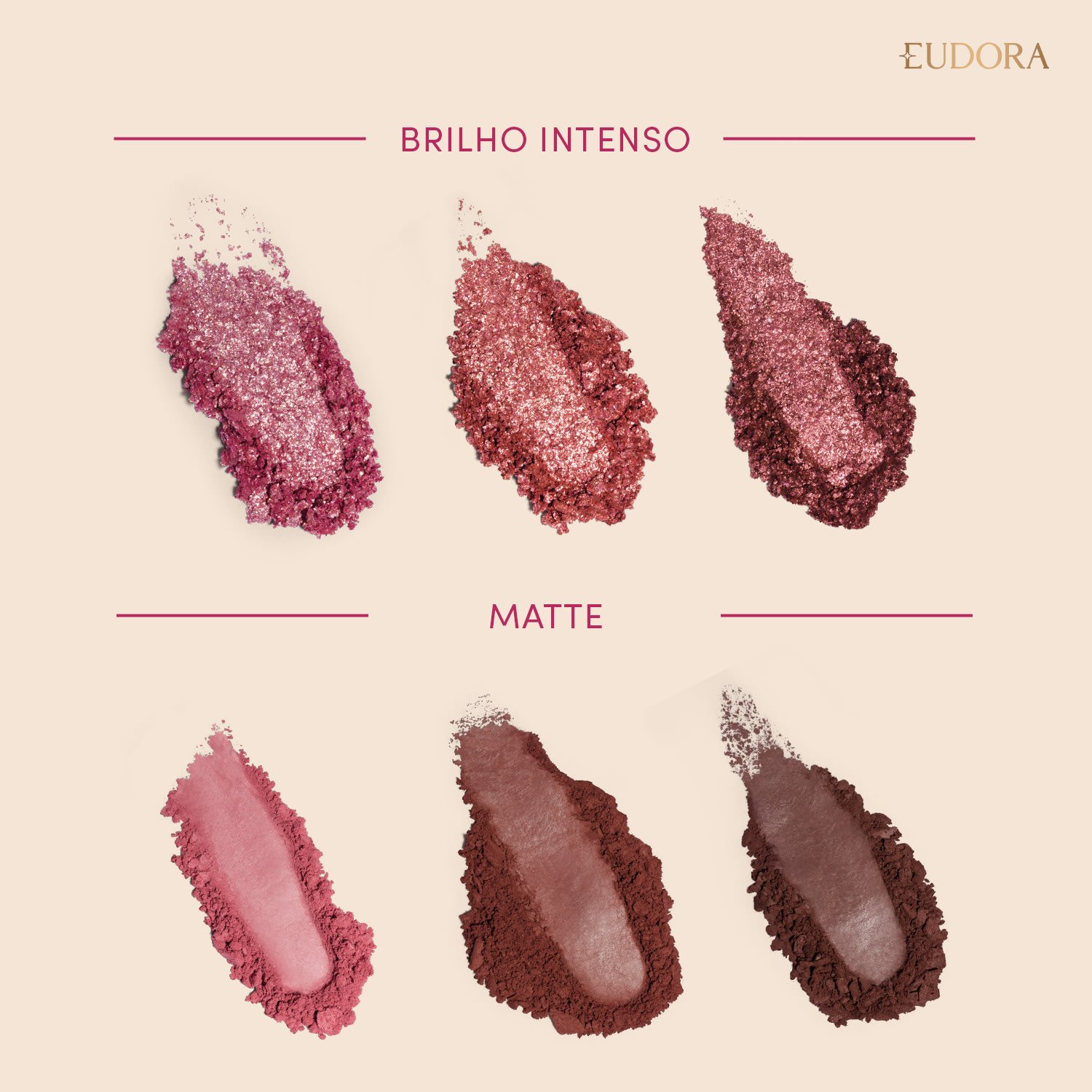 Eudora Niina Secrets Paleta de Cores para os Olhos Shine 5,4g 5,4g 6