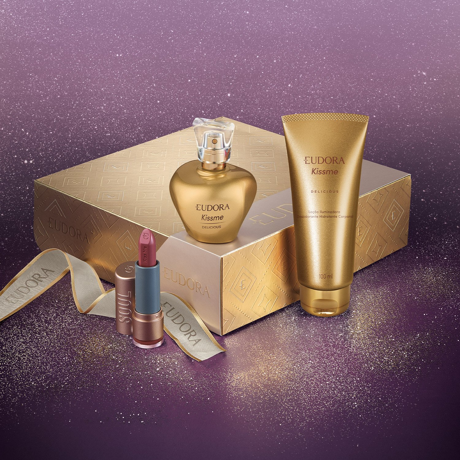 Eudora Kiss Me Delicious Kit (3 Produtos) ÚNICO 2