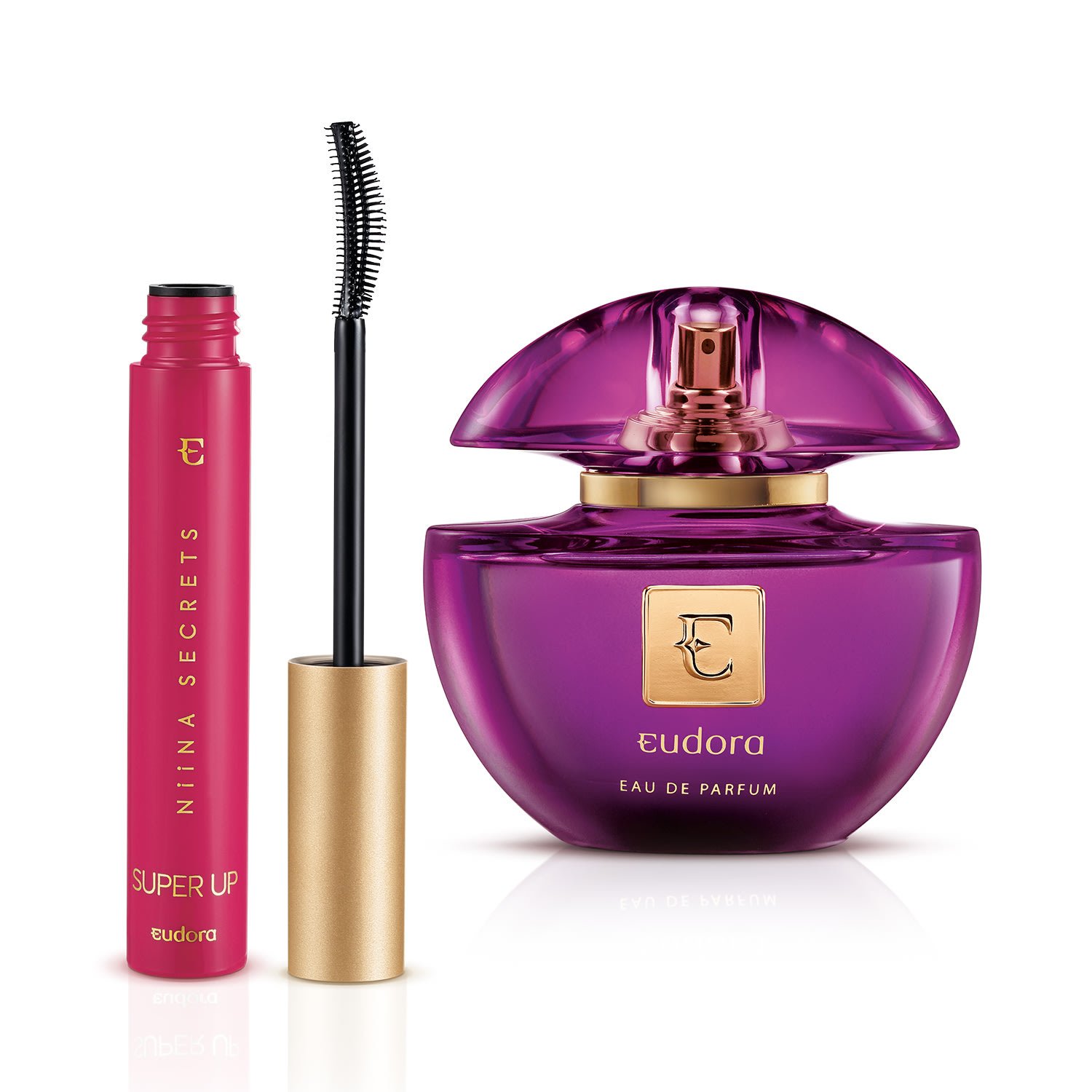 Combo Niina Secrets: Máscara De Cílios Super Up 8g + Eau De Parfum Roxinho 75ml