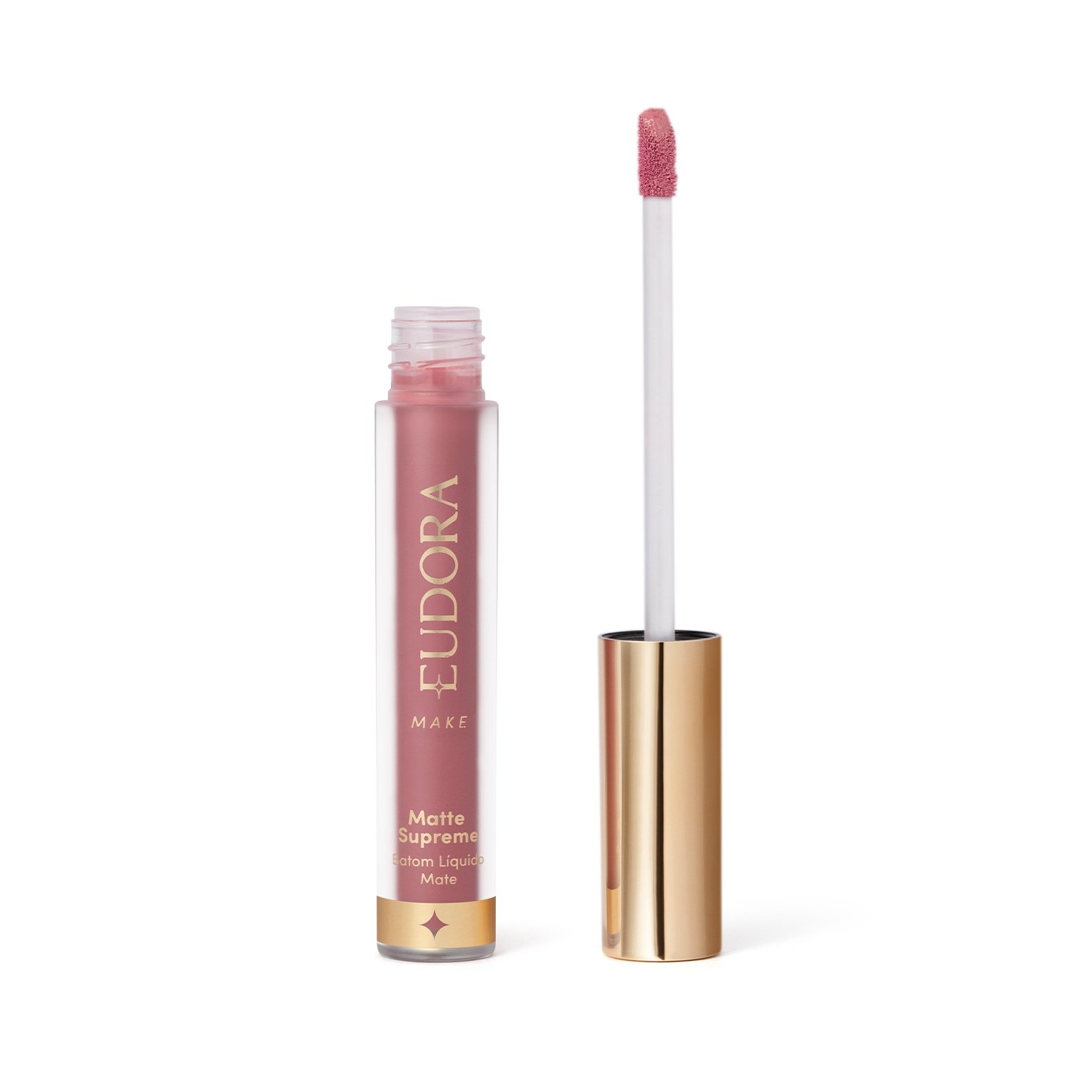 Eudora Make Batom Líquido Matte Supreme Nude Segredo 4ml