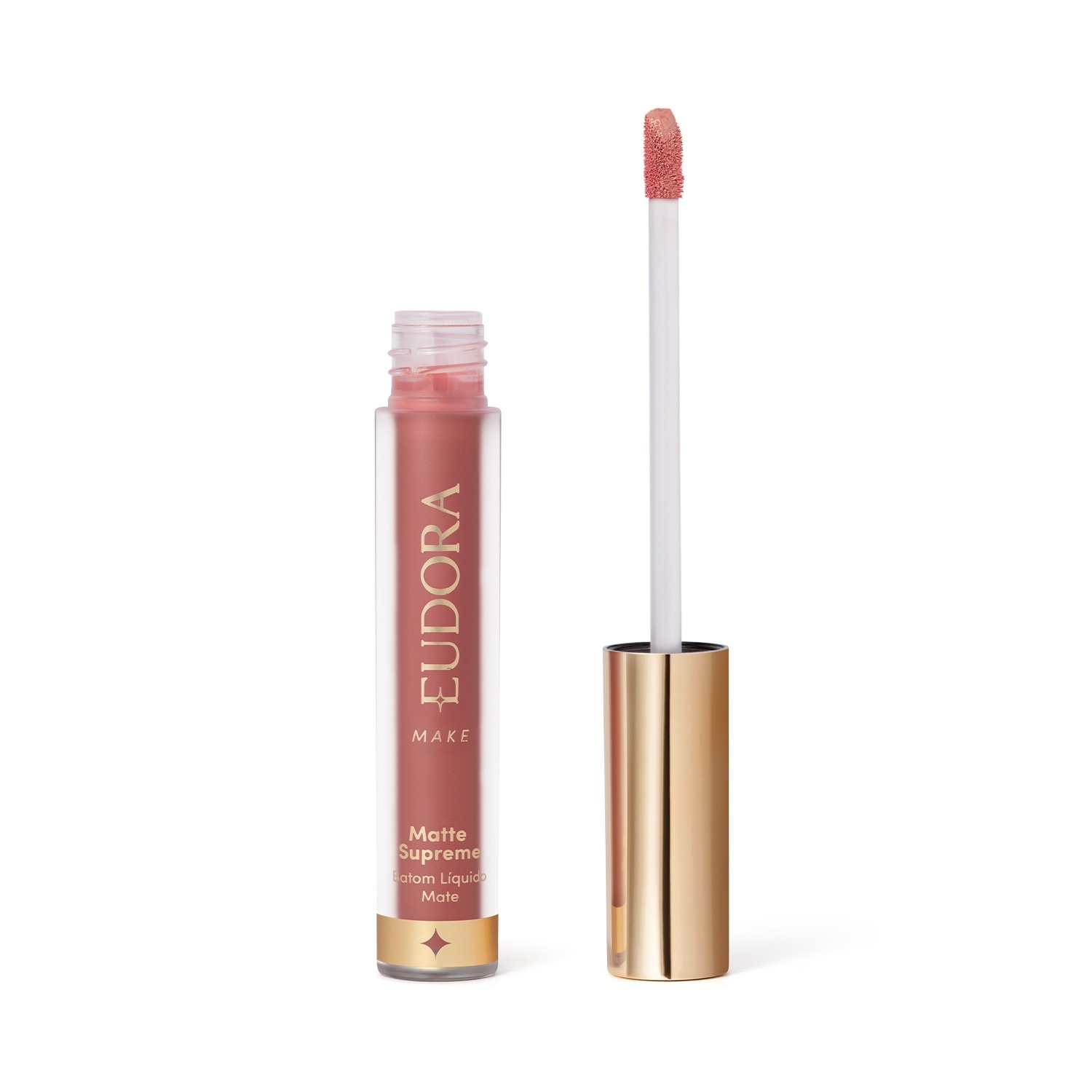 Eudora Make Batom Líquido Matte Supreme Nude Exclusivo 4ml