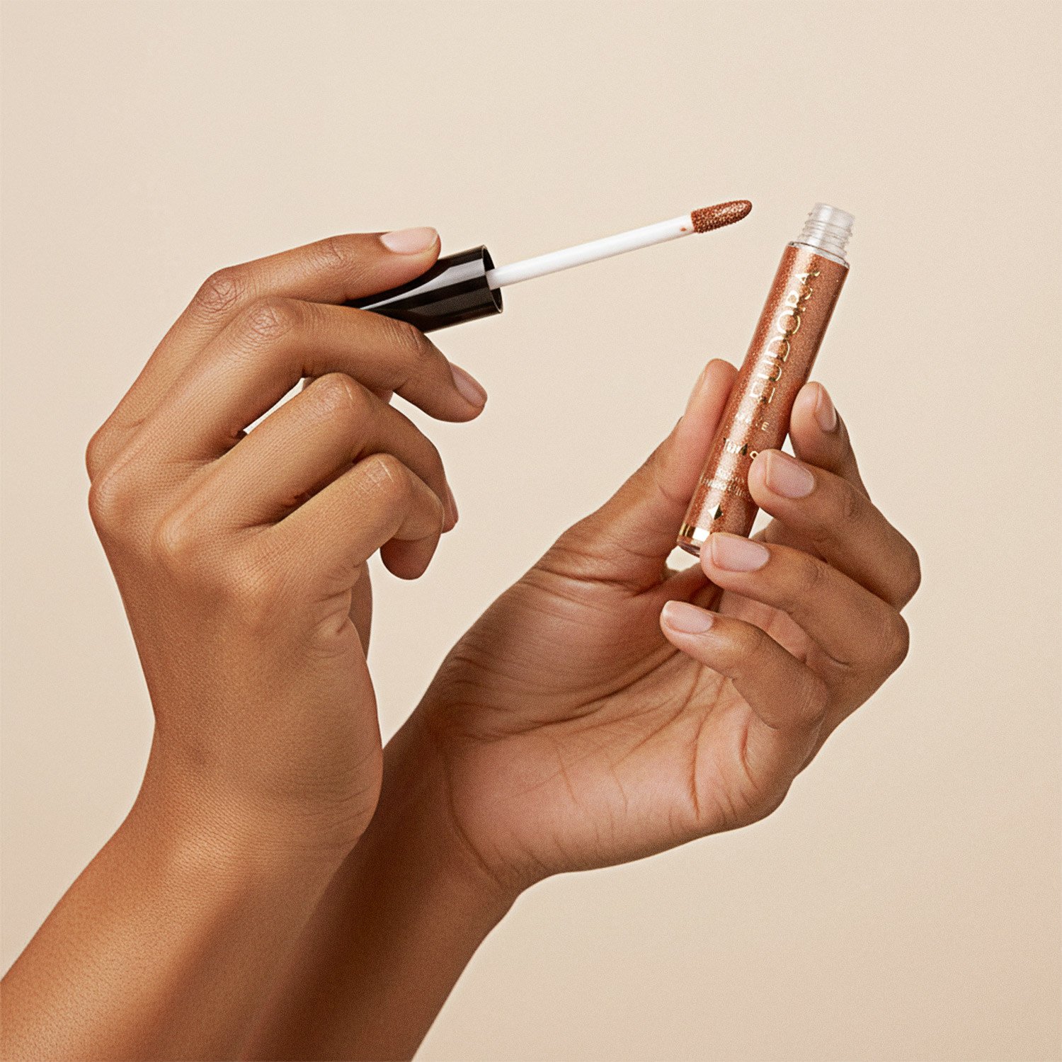 Eudora Make Batom Líquido Turbo Glitter Magic Nude 5,2ml Magic Nude 5