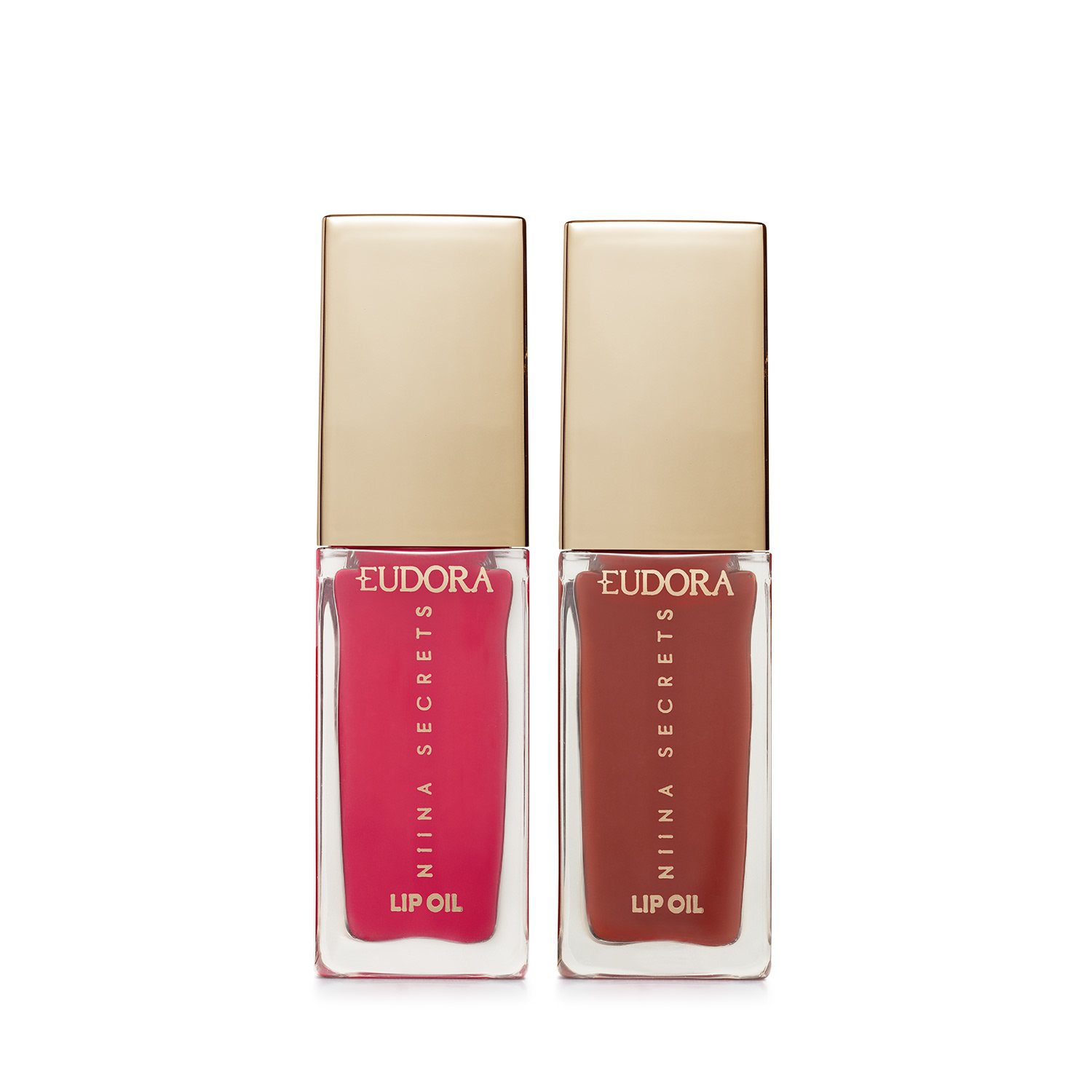 Combo Niina Secrets Lip Oil: Rosa Sublime 7ml + Rosa Magnífica 7ml