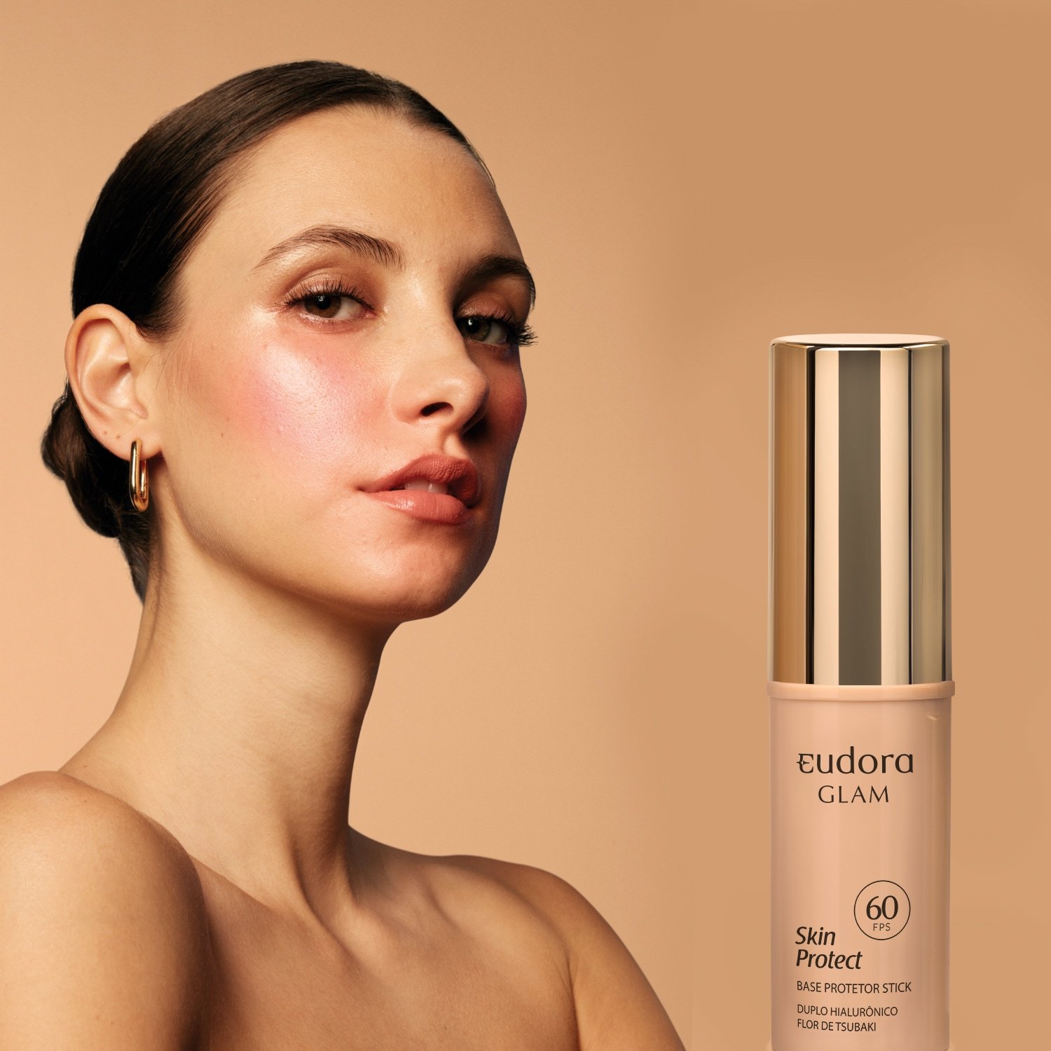 Base Protetor Stick Eudora Glam Skin Protect Cor 85 8,2g Cor 85 2