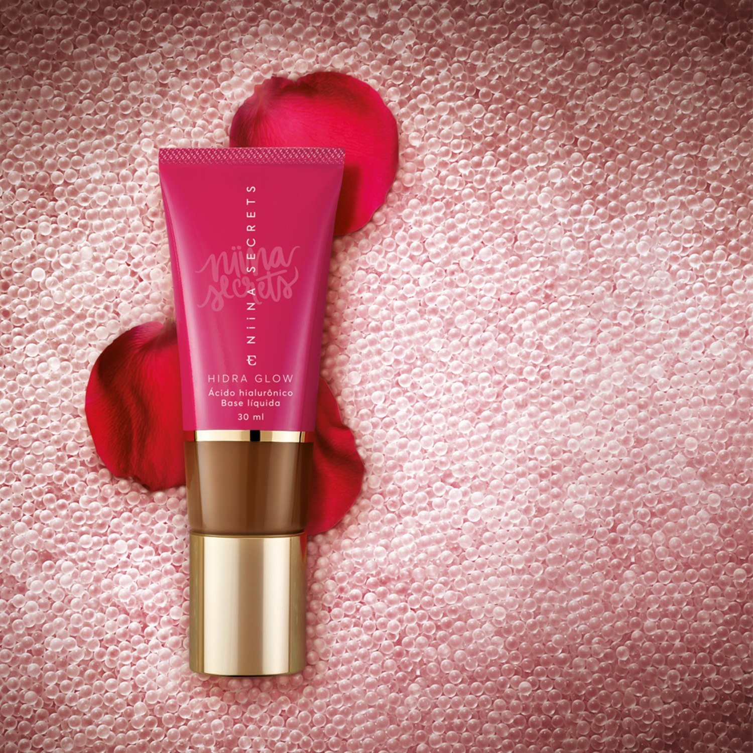 Base Líquida Niina Secrets Hidra Glow Cor 45 30ml Cor 45 5