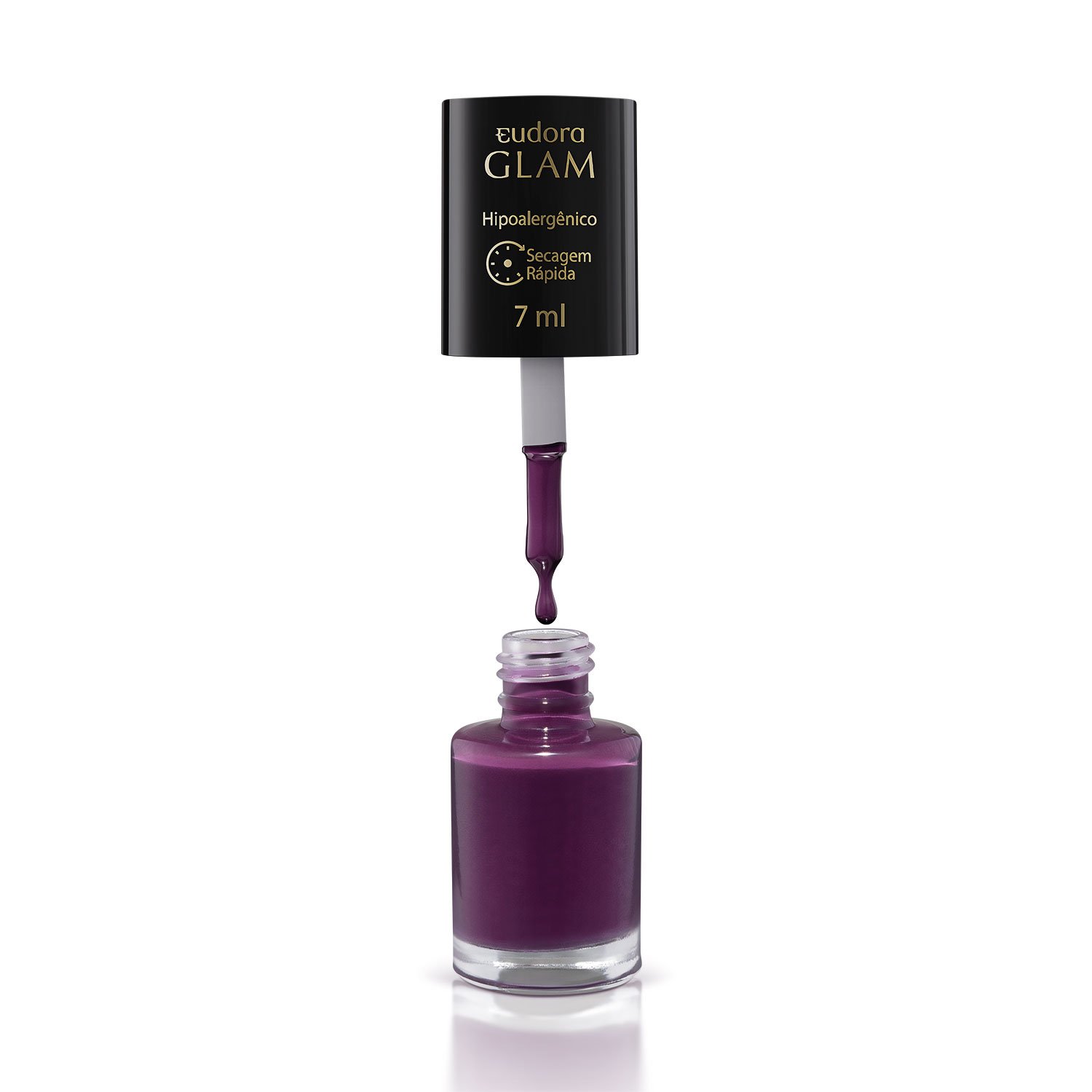 Esmalte Amora Intensa Glam 7ml Roxo 2