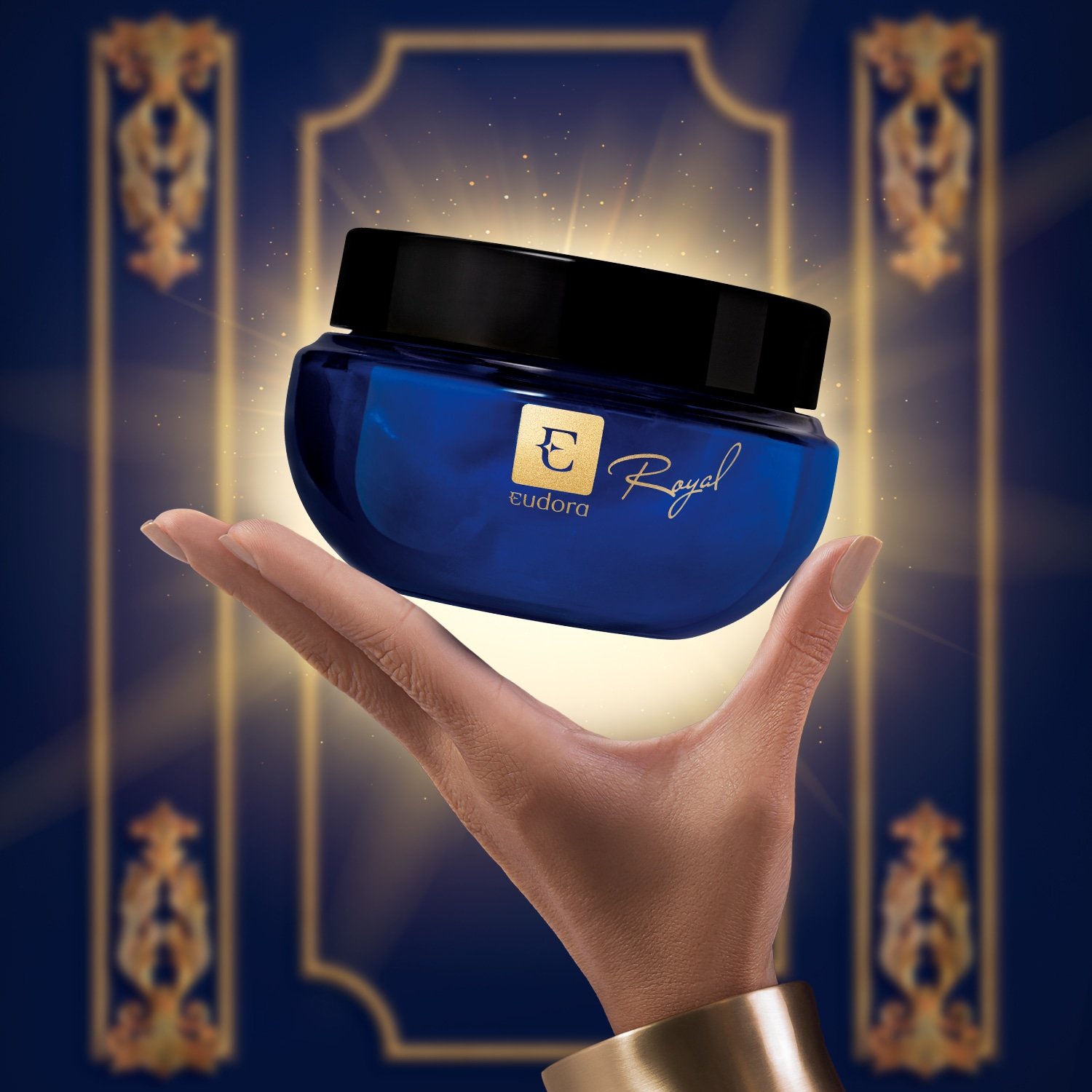 Creme Acetinado Desodorante Hidratante Corporal Eudora Royal 250g 250g 2
