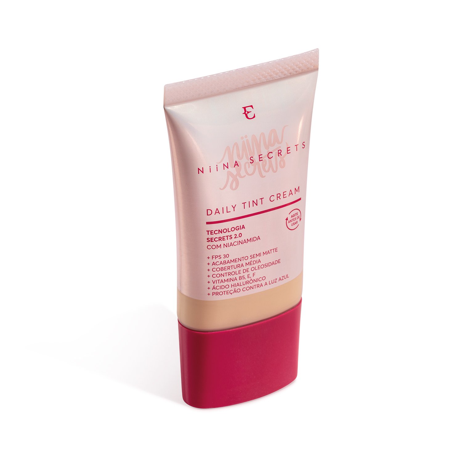 Base Líquida Cor 0 Daily Tint Cream Niina Secrets 25ml Cor 0 1
