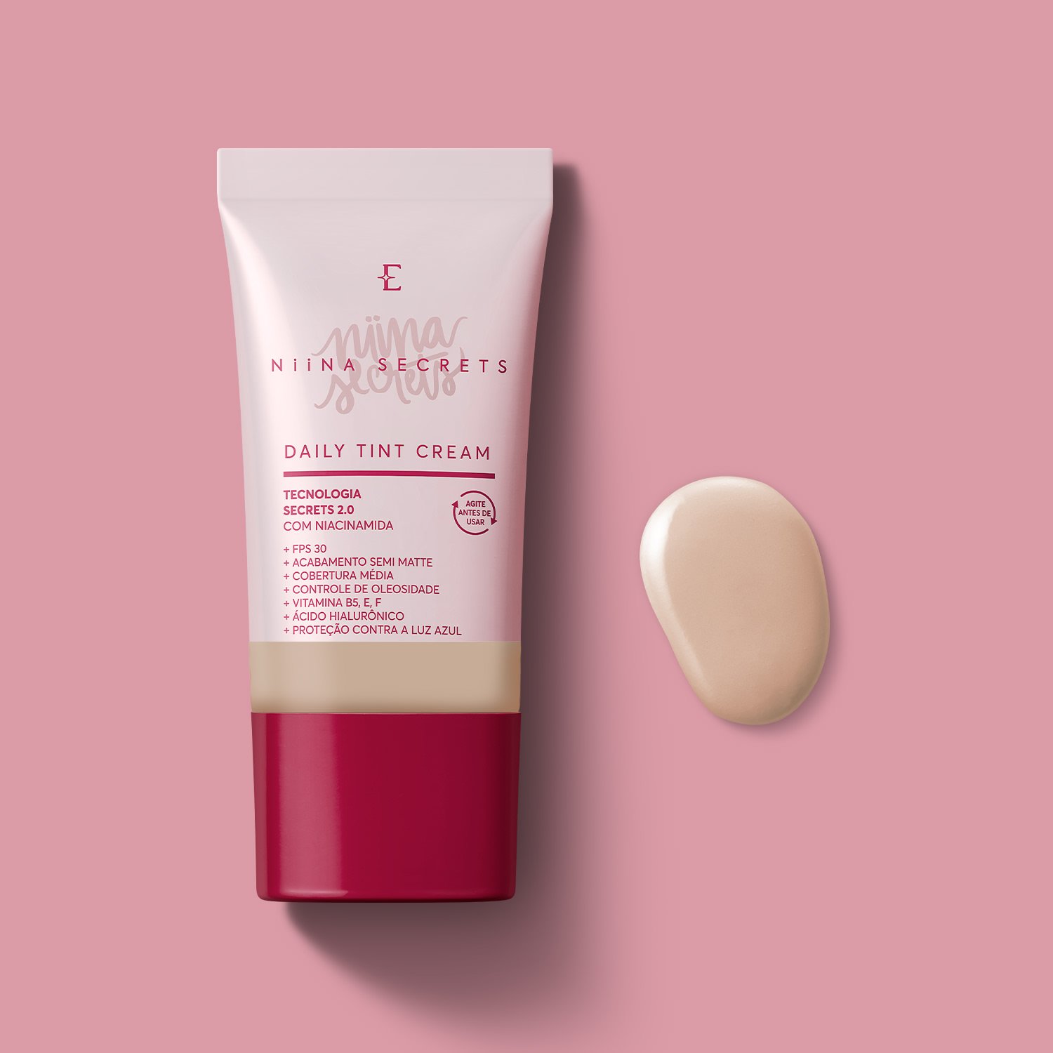 Base Líquida Cor 0 Daily Tint Cream Niina Secrets 25ml Cor 0 2