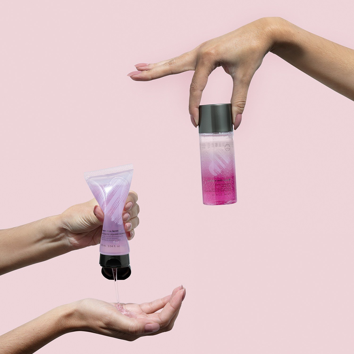 Quem disse, Berenice? Kit Demaquilante Bifásico 110ml + Sabonete Líquido 90ml ÚNICO 4