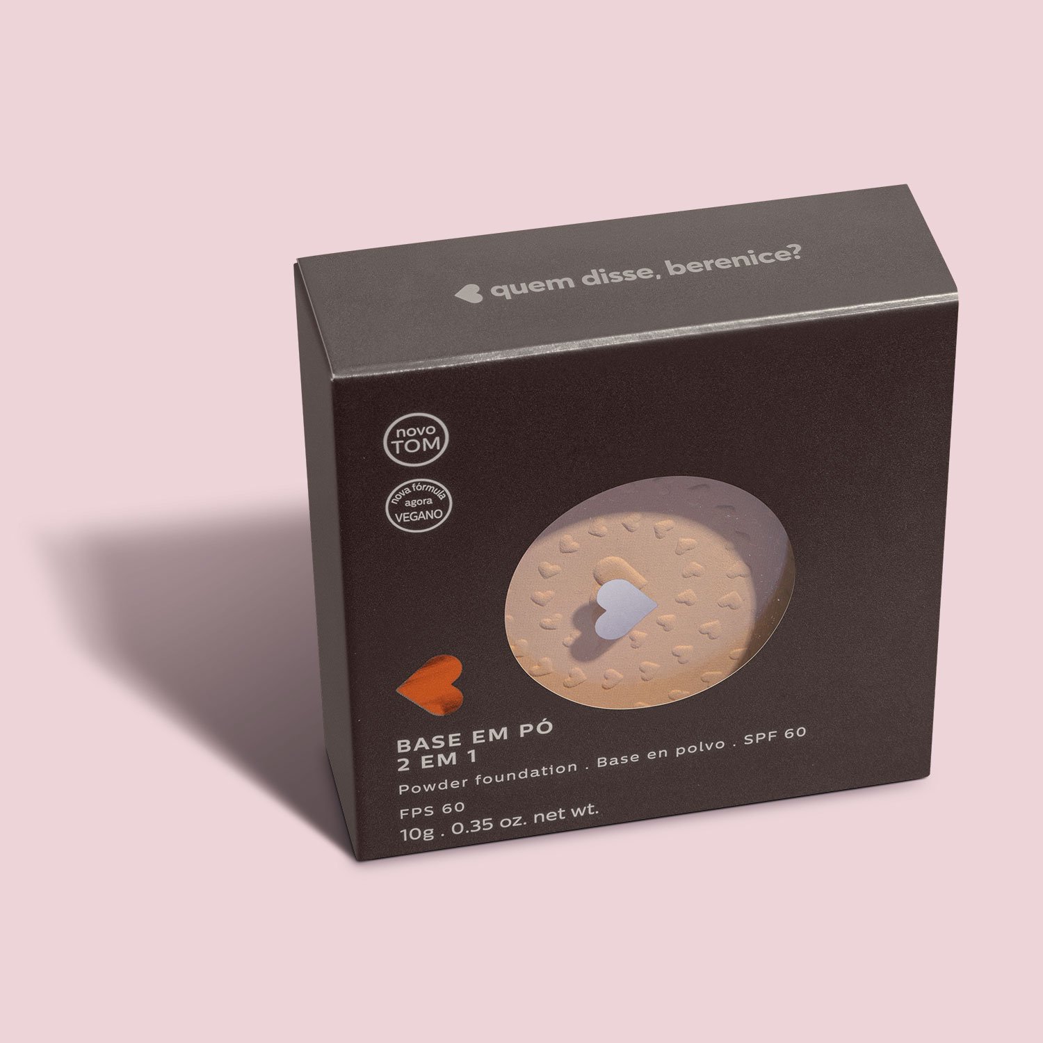 Quem disse, Berenice? Base em Pó 2 em 1 Cor 02Q 10g Cor 02Q 5