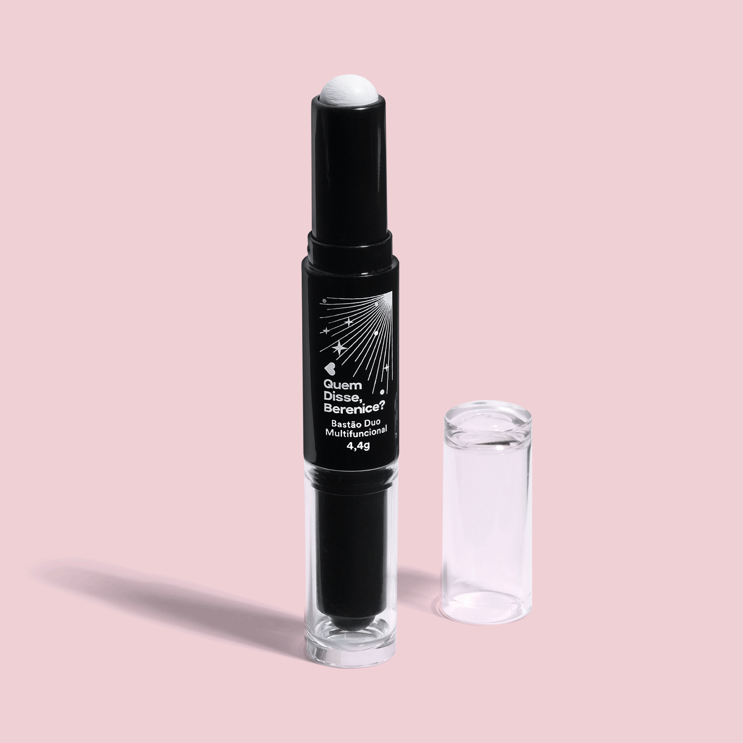 QDB Bastão Duo Multifuncional Preto e Branco 4,4g Preto e Branco 2