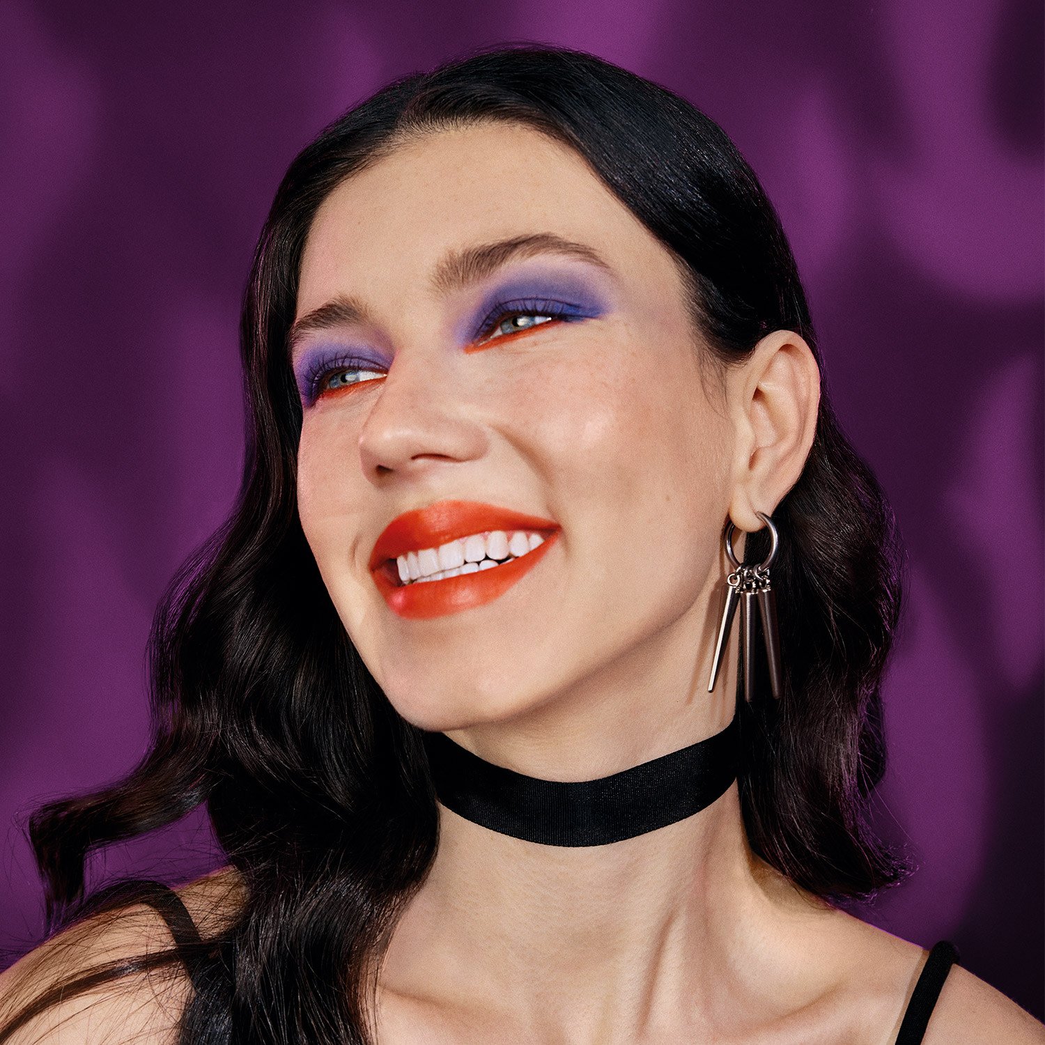 QDB Bastão Duo Multifuncional Laranja e Roxo 4,4g Laranja e Roxo 5