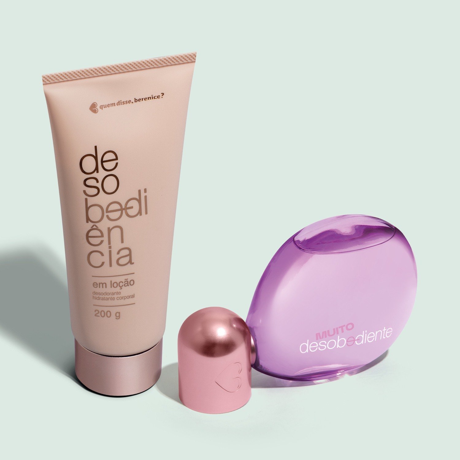 Combo Muito Desobediente Eau de Parfum 100ml + Loção Corporal Desobediência 200g ÚNICO 2
