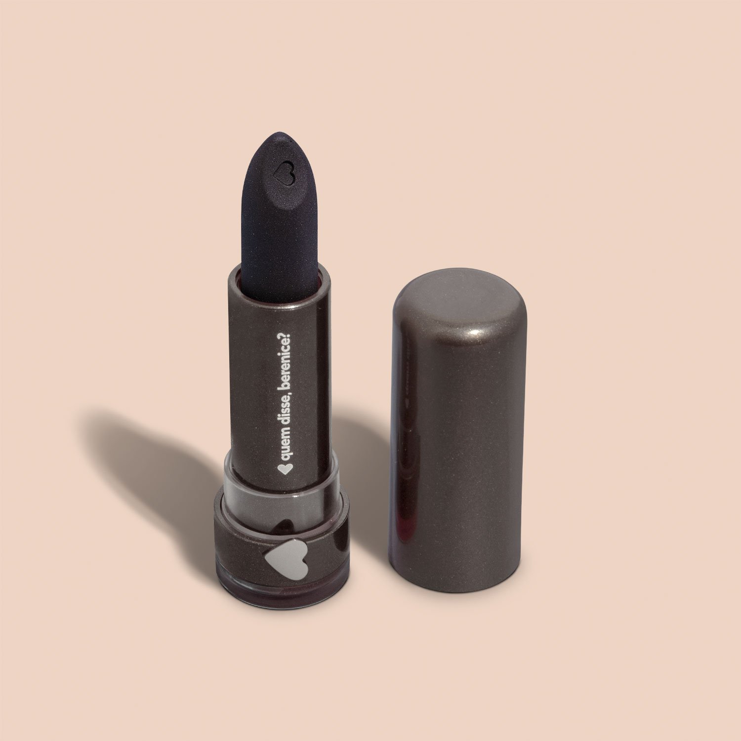 Quem disse, Berenice? Batom Mate Alta Pigmentação Preto Pretô 3,8g - DSC Preto Pretô 1