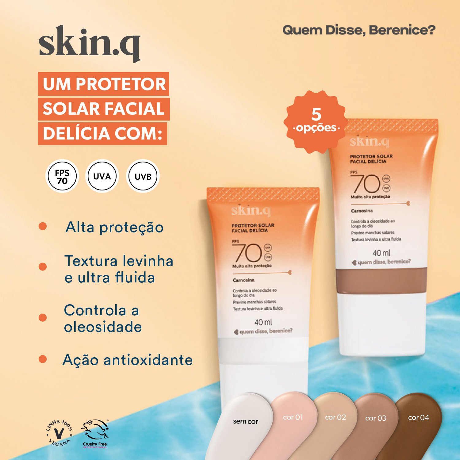 Protetor Solar FPS 70 Cor 03 40ml Cor 03 7