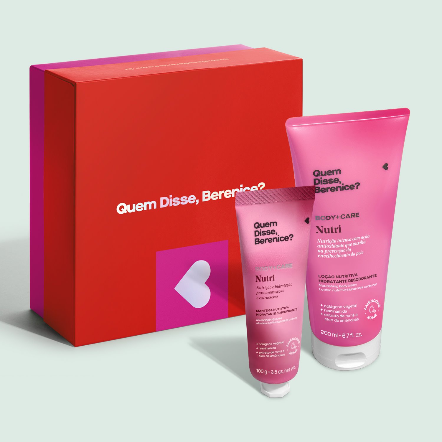 Presente Natal Nutri: Loção Corporal 200ml + Manteiga Nutritiva Corporal 100g ÚNICO 2