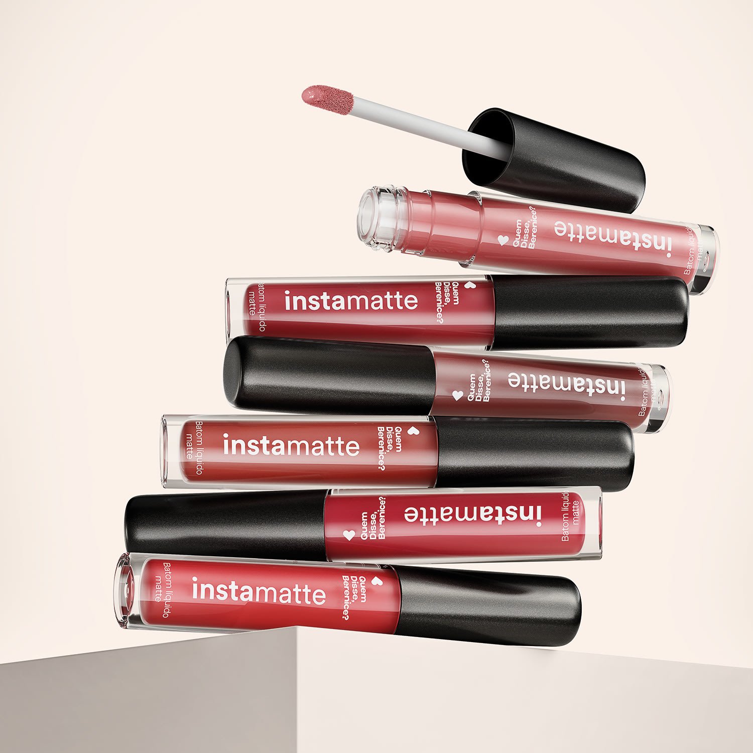 Quem Disse, Berenice? Batom Líquido Vermeli 4ml Vermeli 3