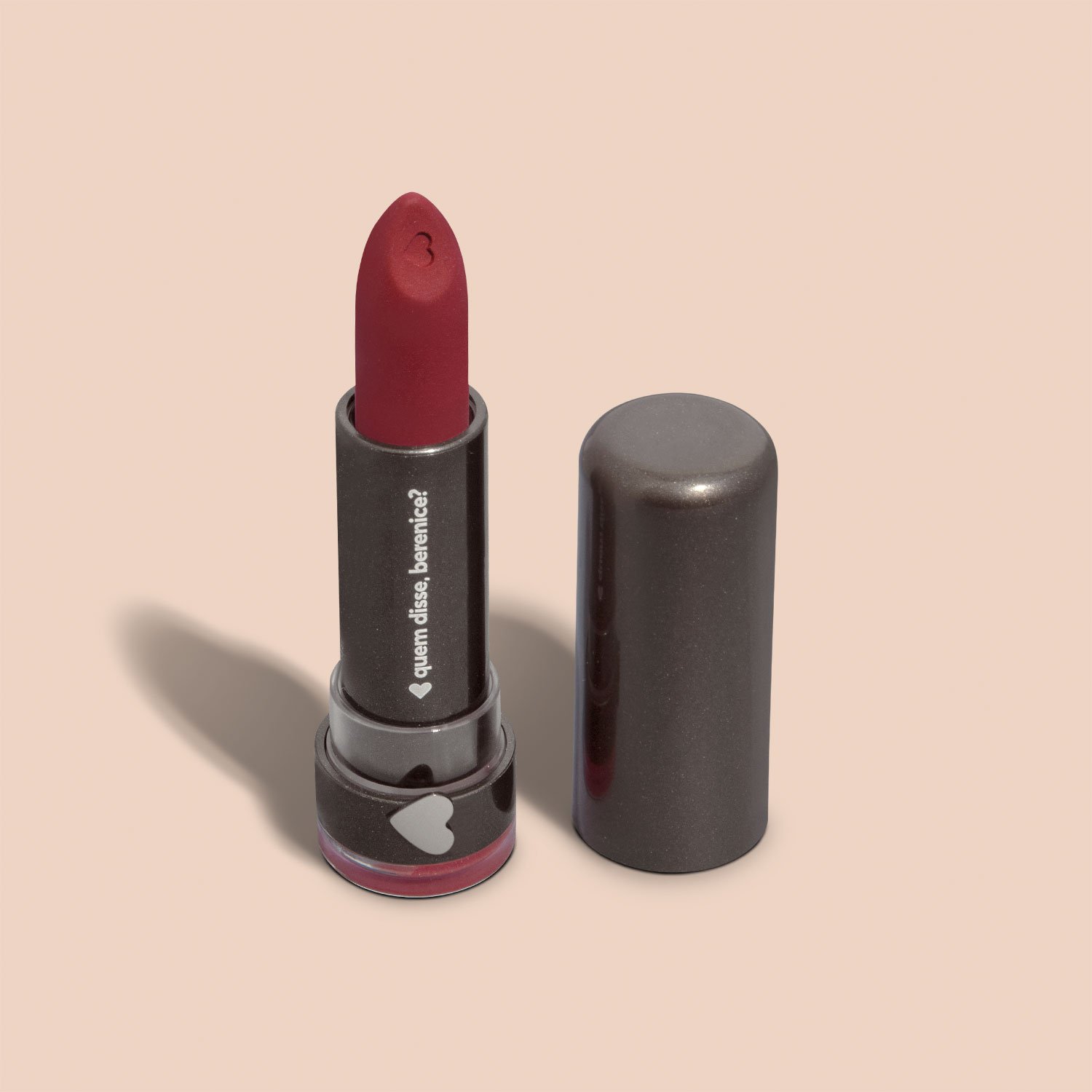 Quem disse, Berenice? Batom Mate Alta Pigmentação Vermelho Vermelhíssimo 3,8g - DSC Vermelho Vermelhíssimo 2