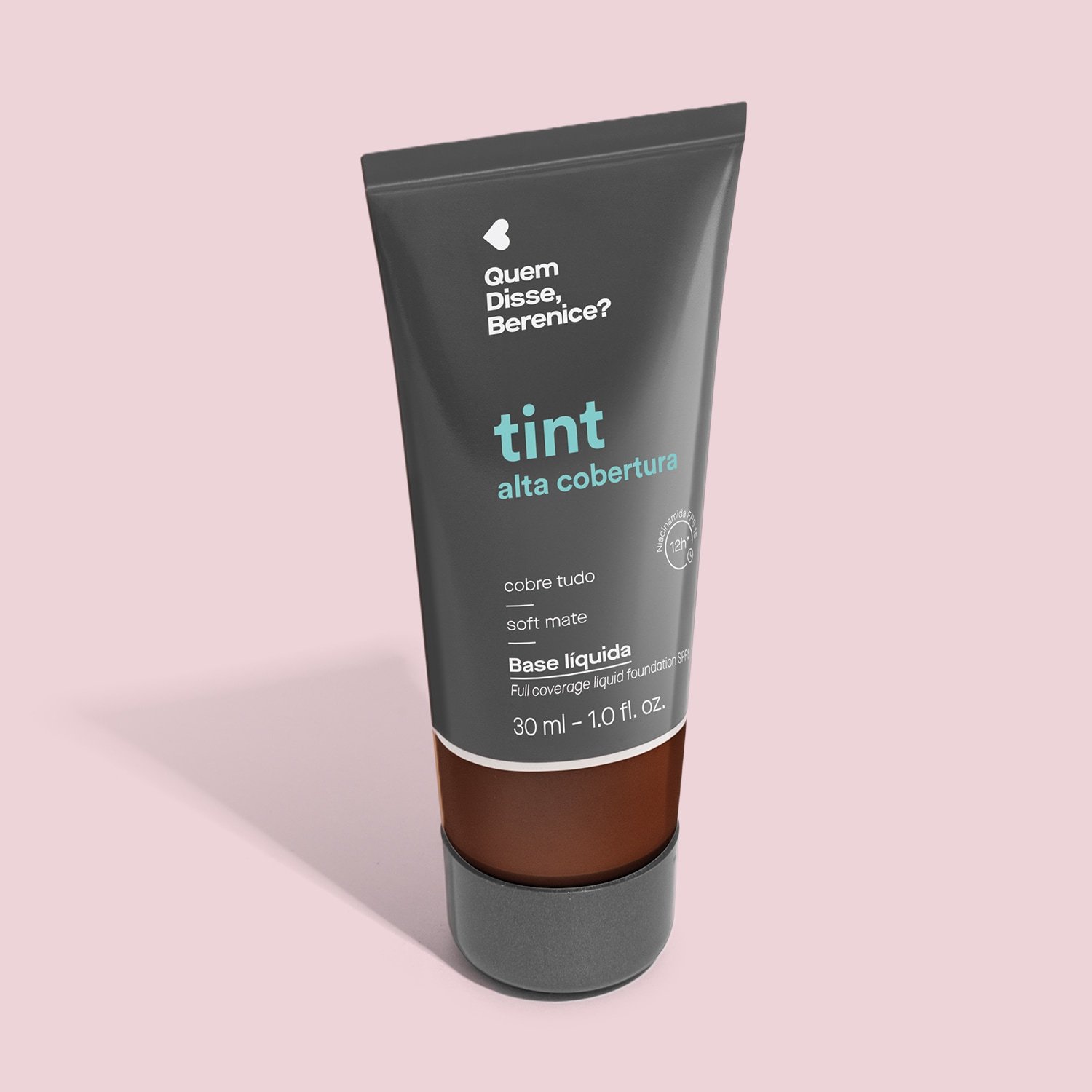 Quem Disse, Berenice? Base Tint Alta Cobertura Cor 330N 30ml 330N 2