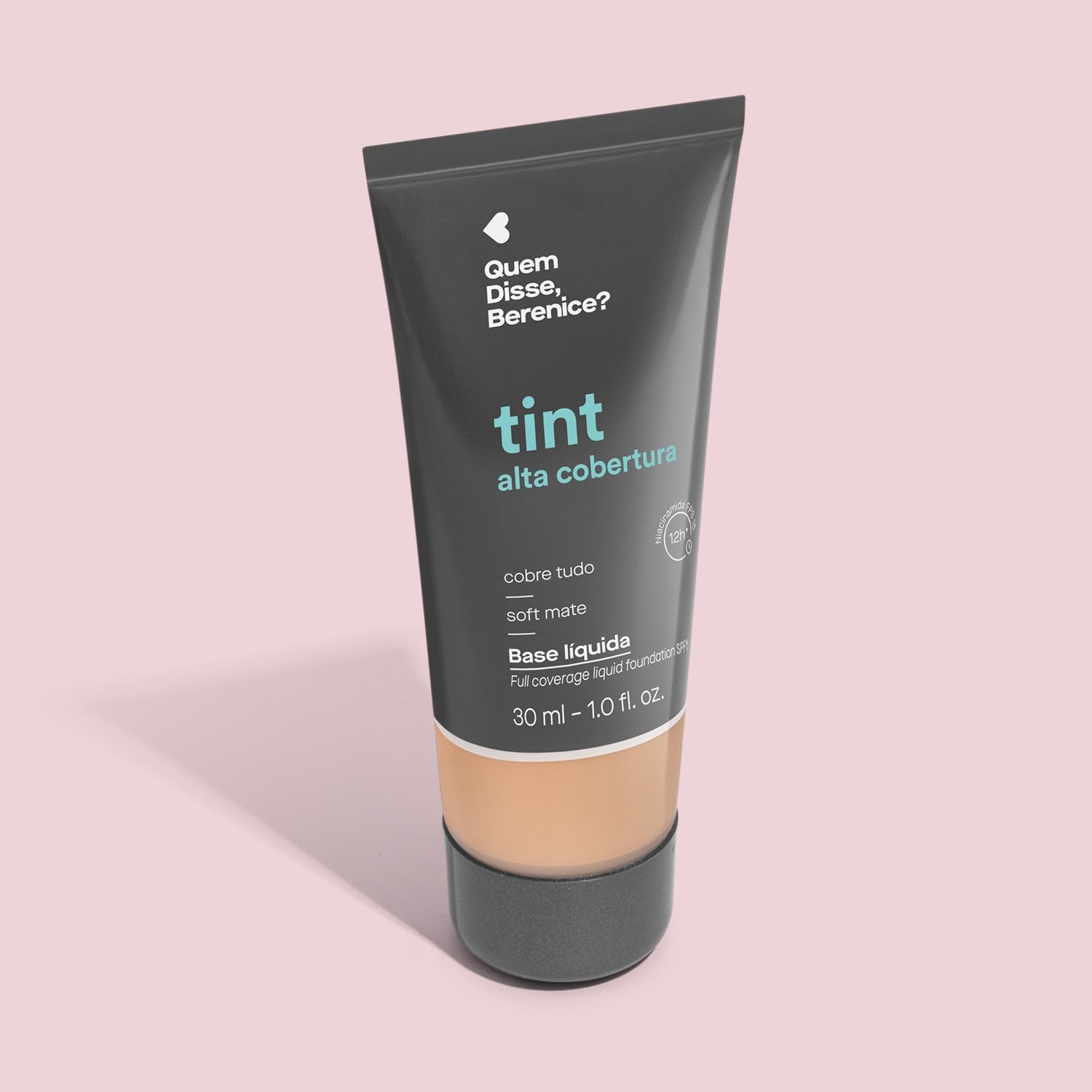 Quem Disse, Berenice? Base Tint Alta Cobertura Cor 185F 30ml 185F 2