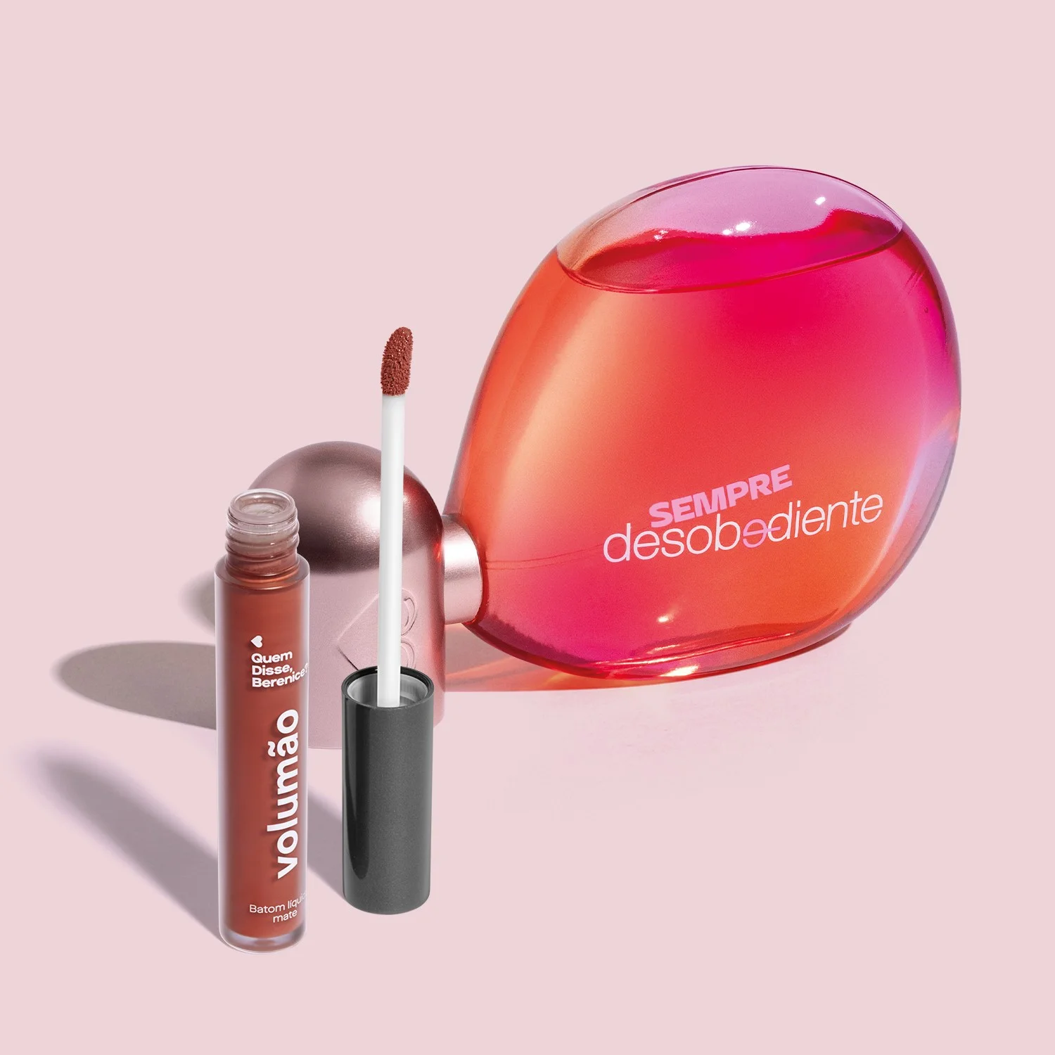 Combo Sempre Desobediente Eau De Parfum 100ml + Batom Líquido Marrom Tamarali 4ml ÚNICO 2