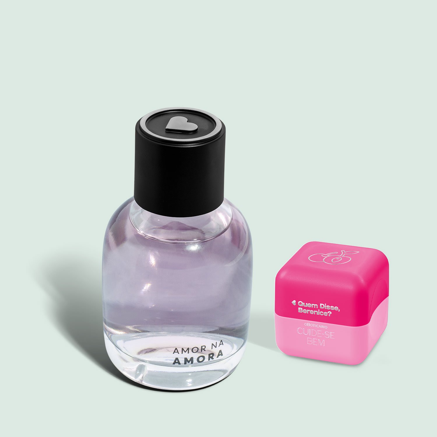 Combo Amor na Amora Desodorante Colônia 75ml + Hidratante Labial 6,2g ÚNICO 2