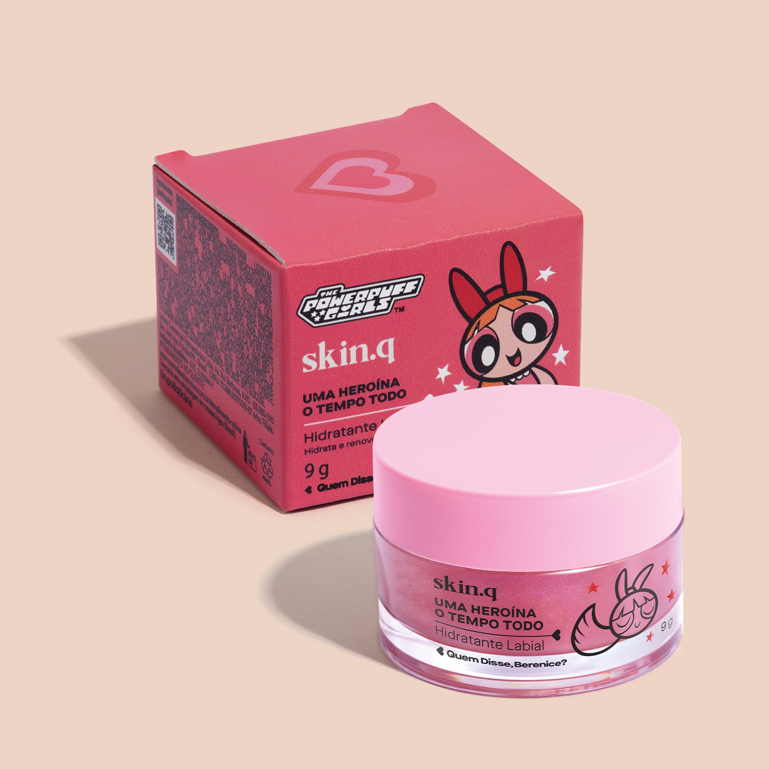 Quem Disse, Berenice? Meninas Super Poderosas Hidratante Labial 9g Rosa 2