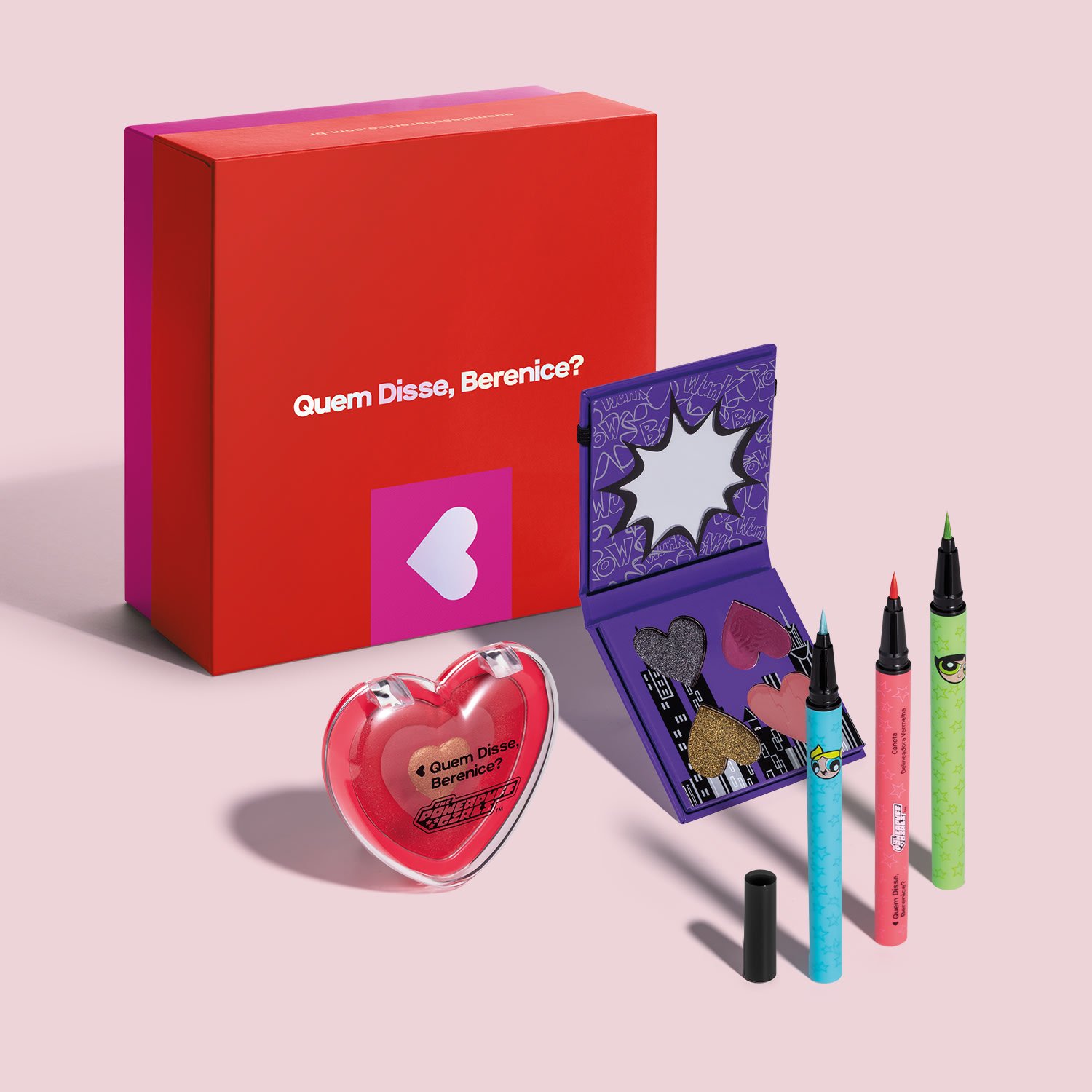 Combo Presente Maquiagem QDB As Meninas Super Poderosas (4 itens) ÚNICO 2