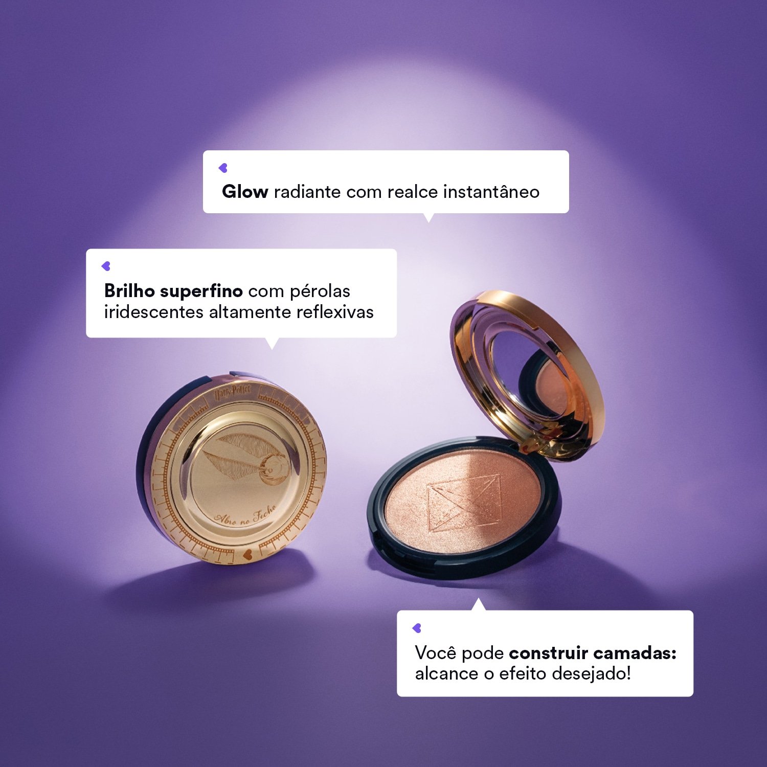 Quem Disse, Berenice? Harry Potter Iluminador Cremoso Rosado 5g Rosado 2