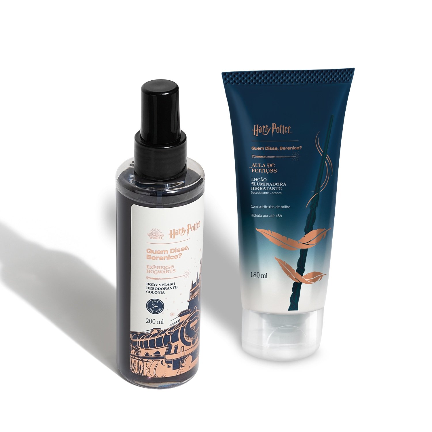 Combo Grifinória Harry Potter: Body Splash 200ml +Loção Iluminadora Corporal 180ml