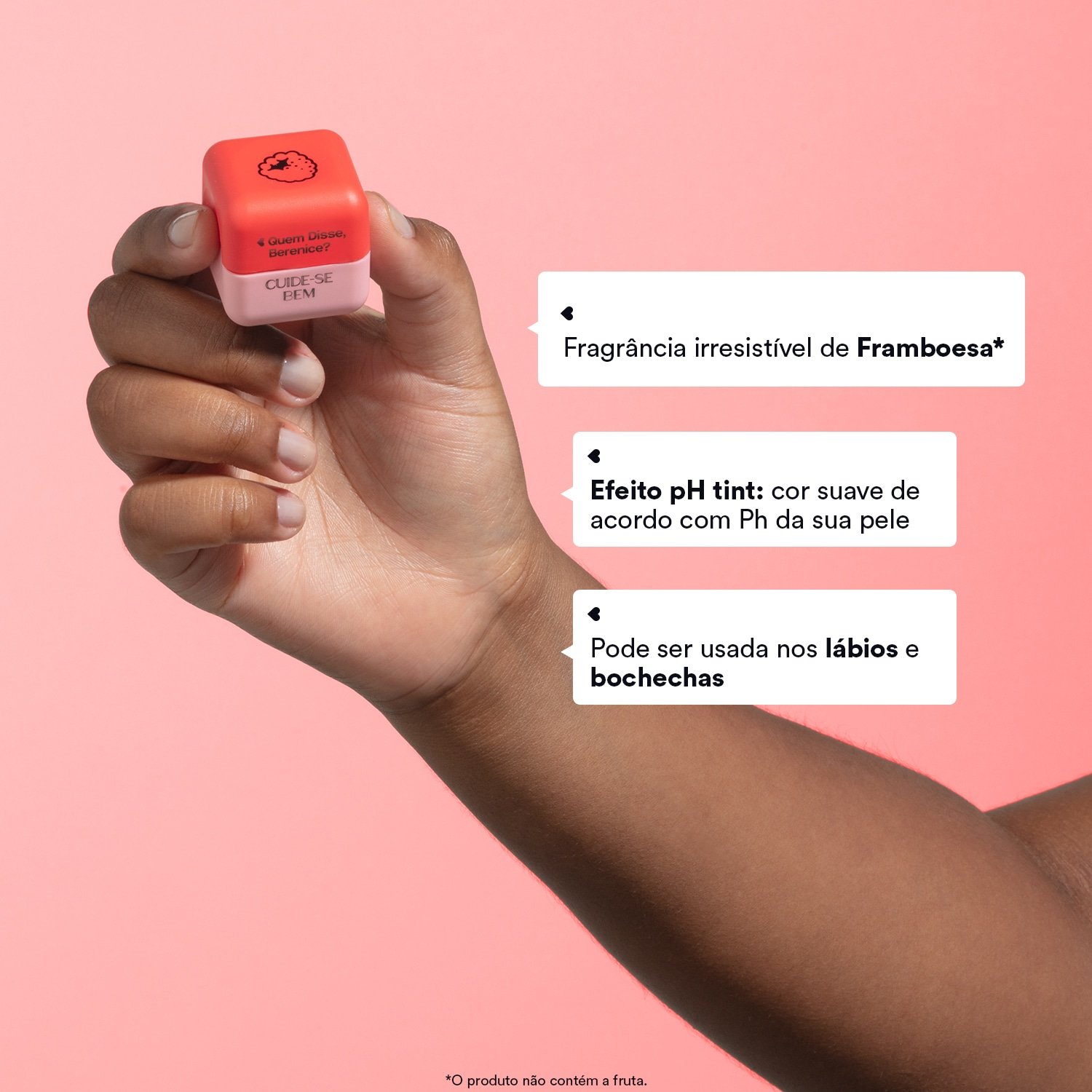 Quem Disse, Berenice? Balm Labial Framboesa 2g 2g 2