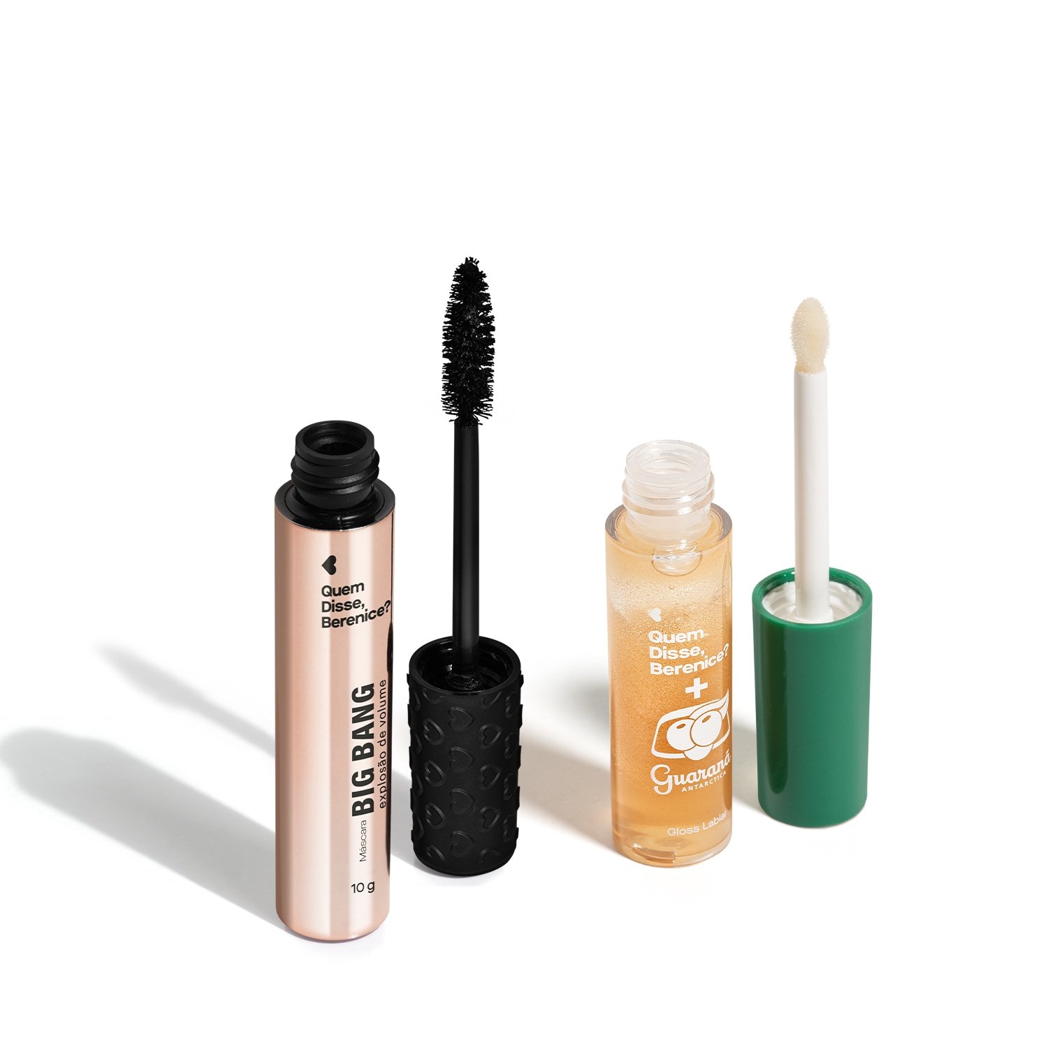 Combo Gloss Labial 10ml + Máscara para Cílios Volume 10g