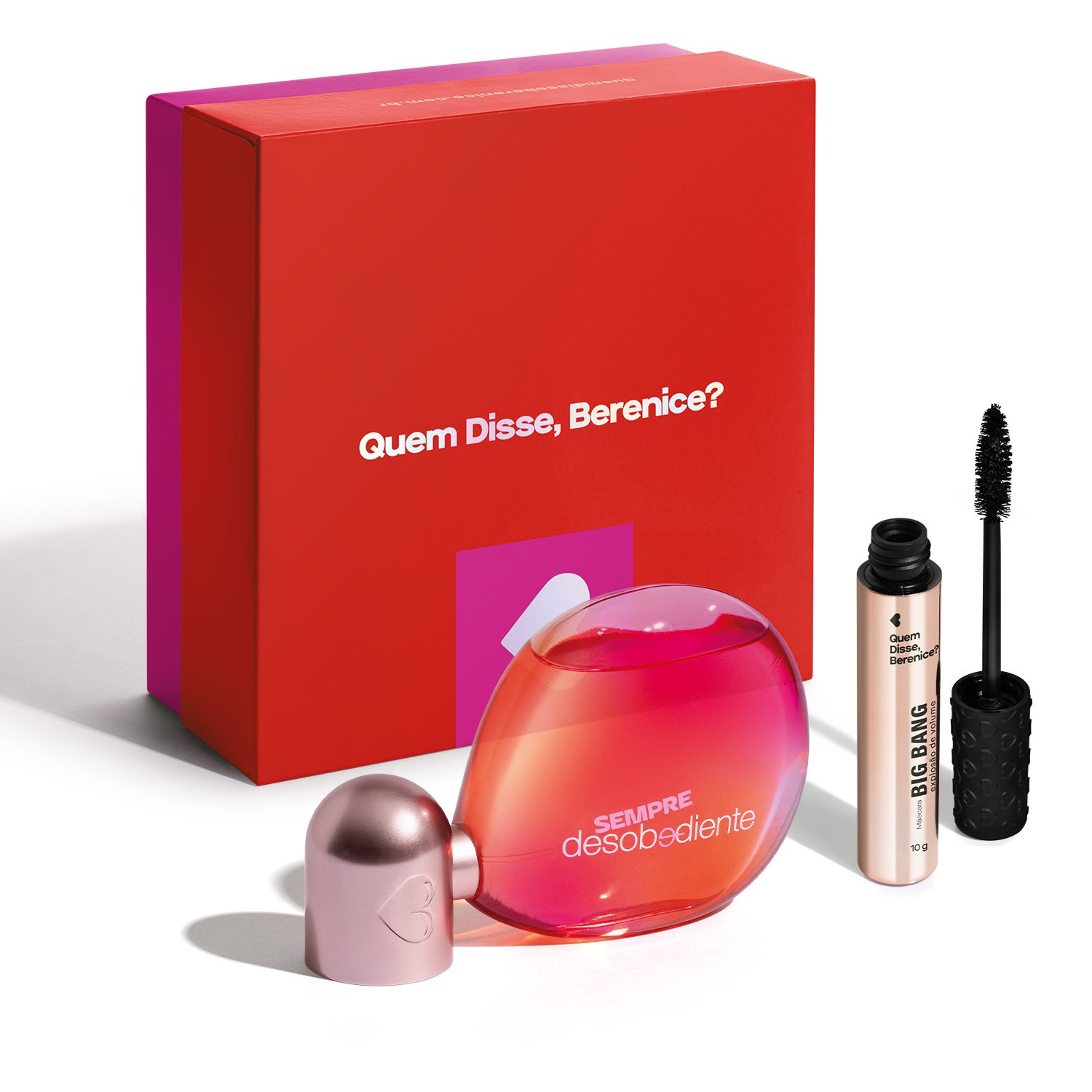 Combo Sempre Desobediente Eau de Parfum 100ml + Máscara Para Cílios 10g + Caixa de Presente ÚNICO 1